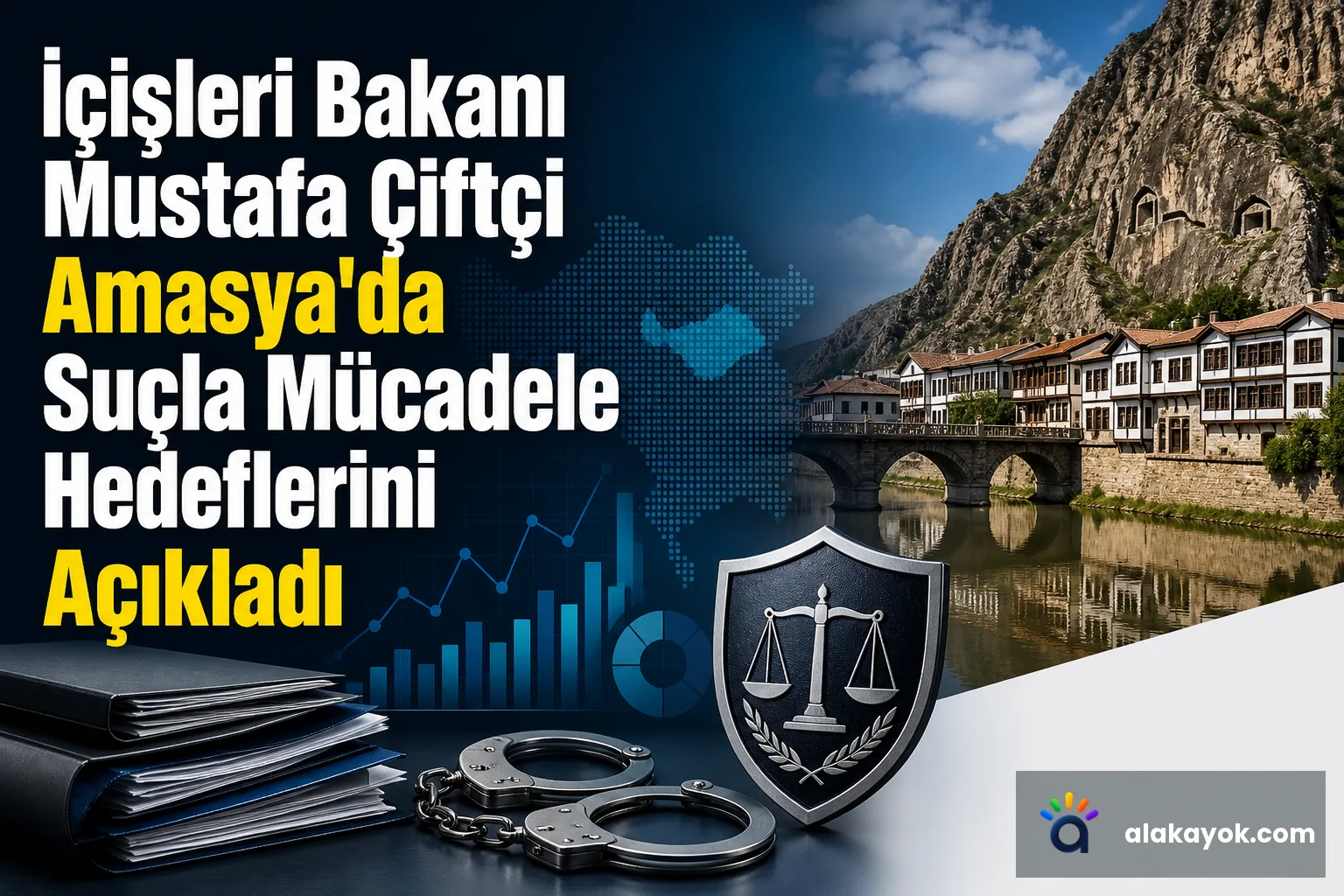 İçişleri Bakanı Mustafa Çiftçi Amasya'da Suçla Mücadele Hedeflerini Açıkladı