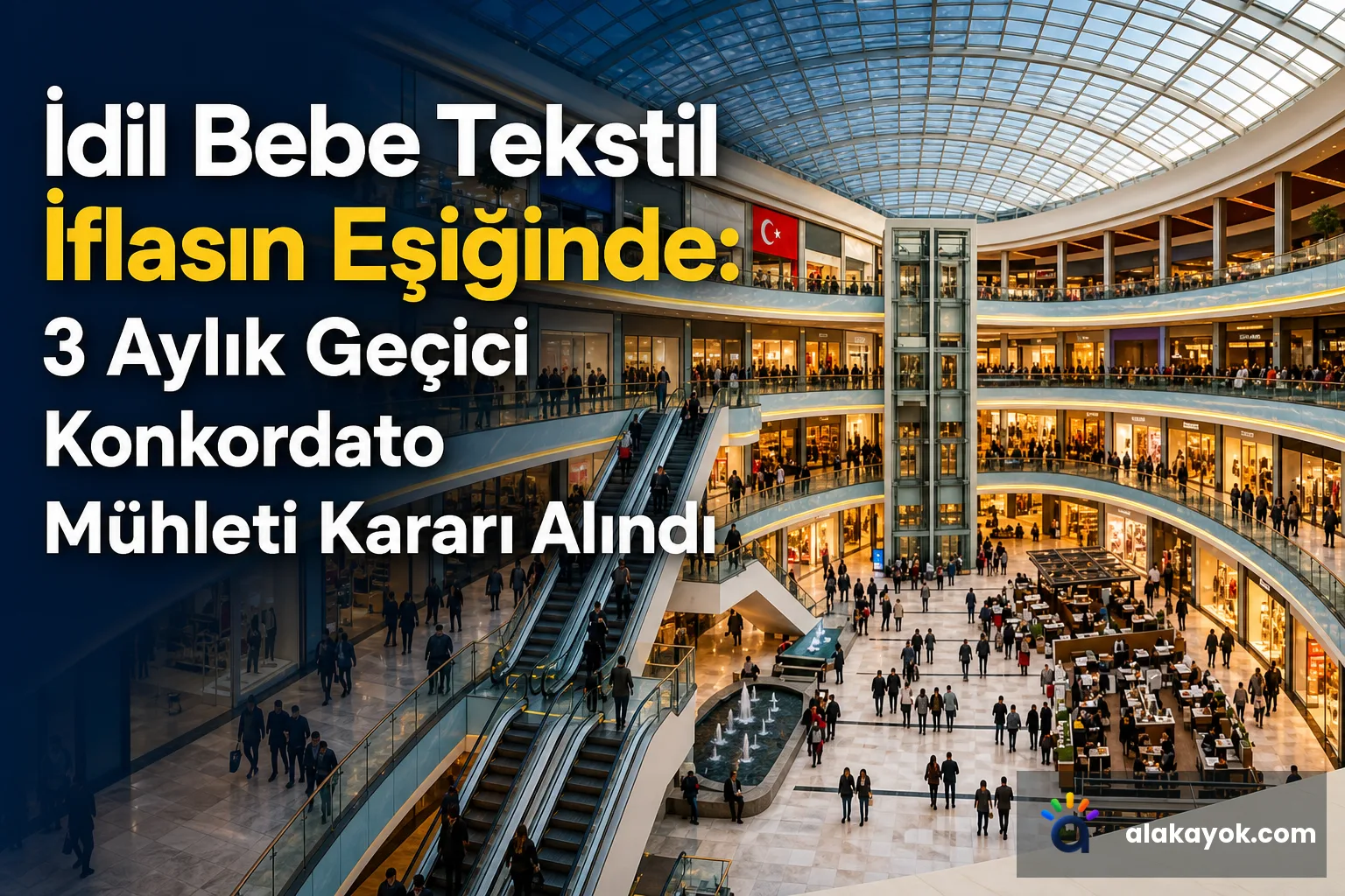 İdil Bebe Tekstil İflasın Eşiğinde: 3 Aylık Geçici Konkordato Mühleti Kararı Alındı