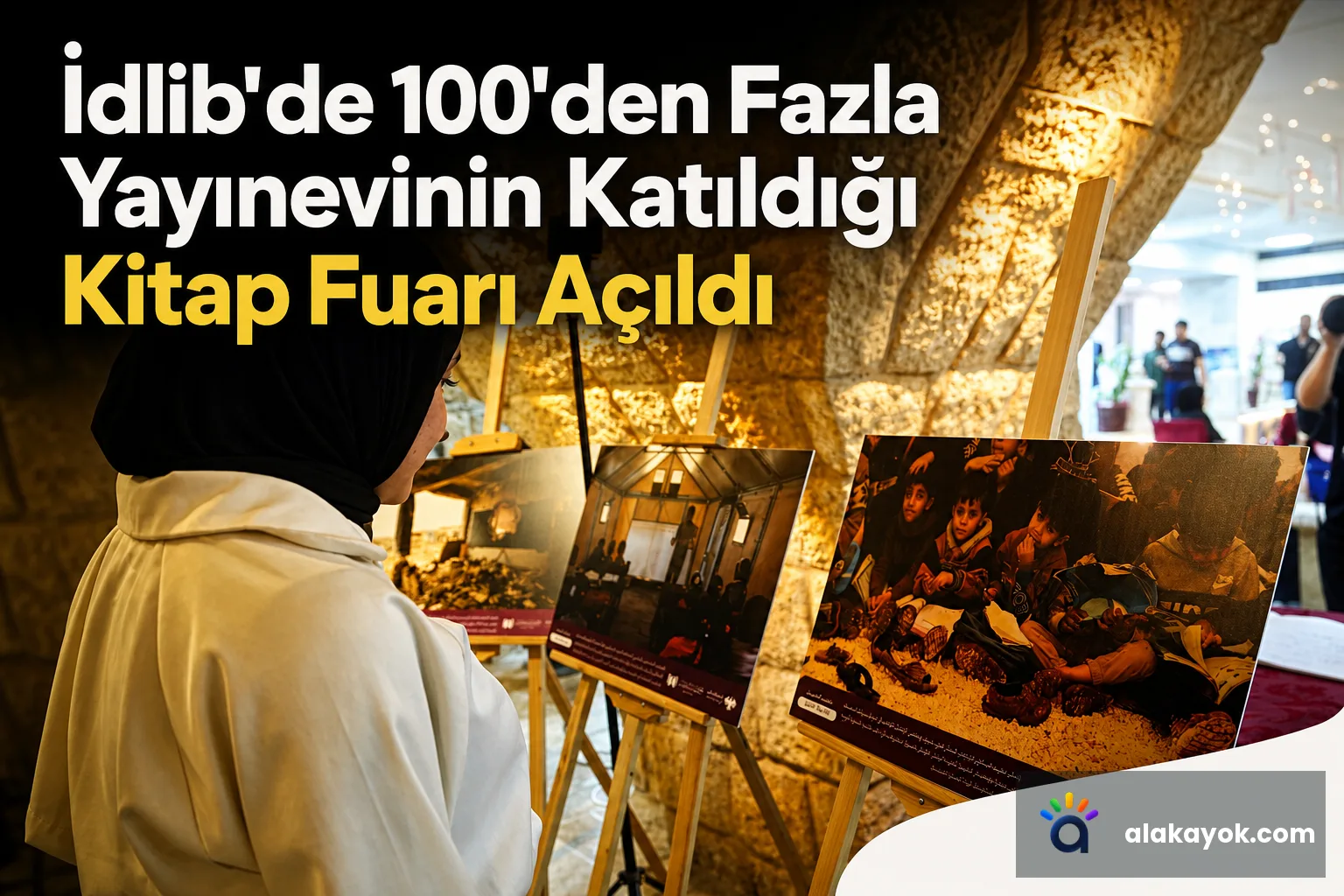 İdlib'de 100'den Fazla Yayınevinin Katıldığı Kitap Fuarı Açıldı
