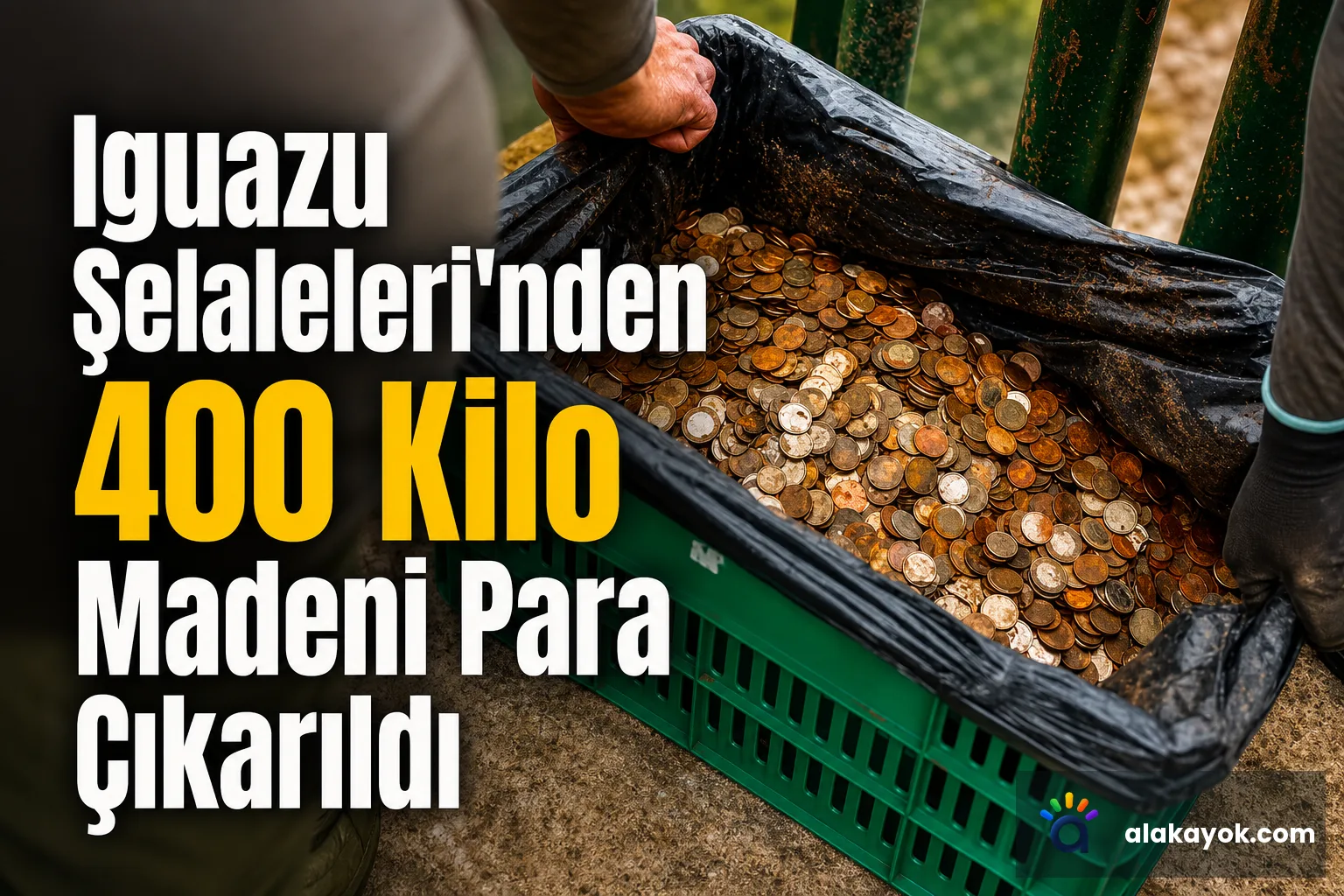 Iguazu Şelaleleri'nden 400 Kilo Madeni Para Çıkarıldı