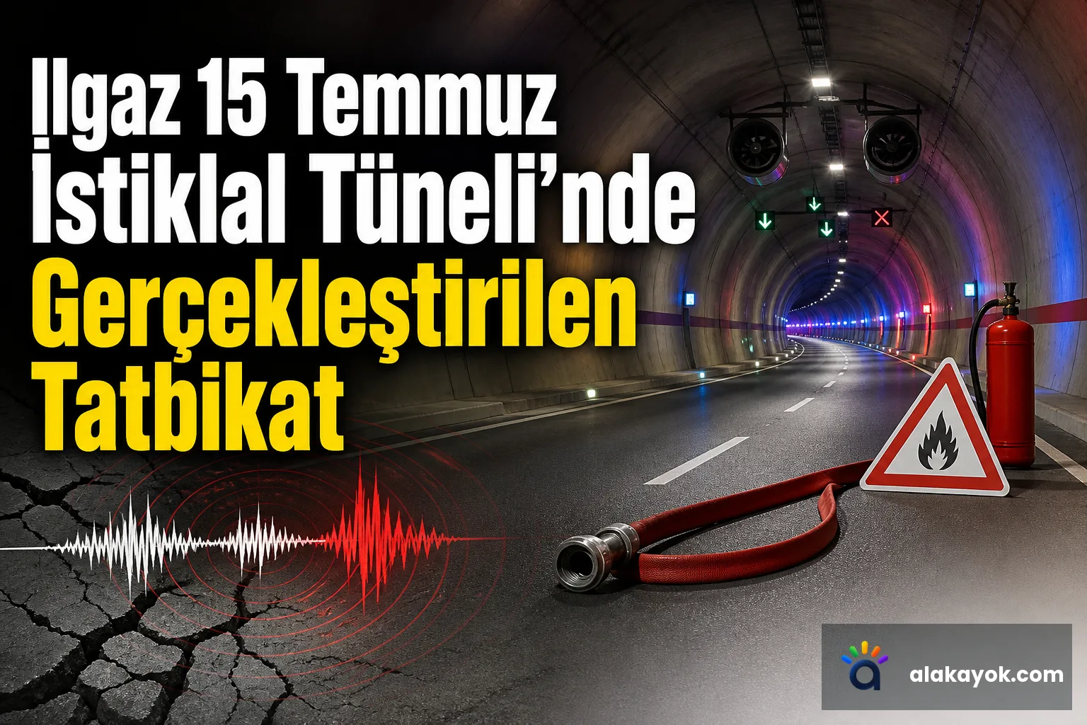 Ilgaz 15 Temmuz İstiklal Tüneli'nde Gerçekleştirilen Tatbikat