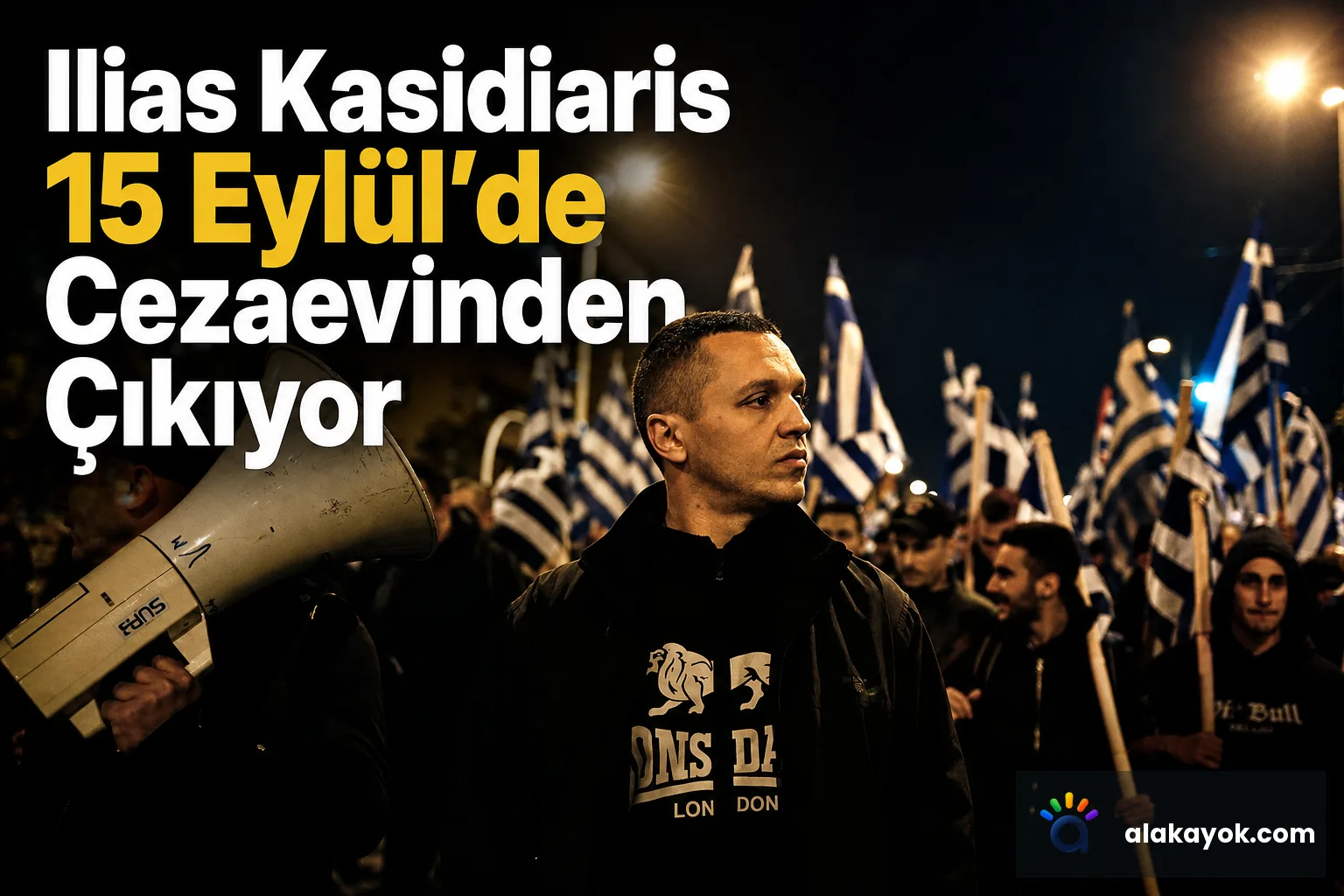 Ilias Kasidiaris 15 Eylül'de Cezaevinden Çıkıyor