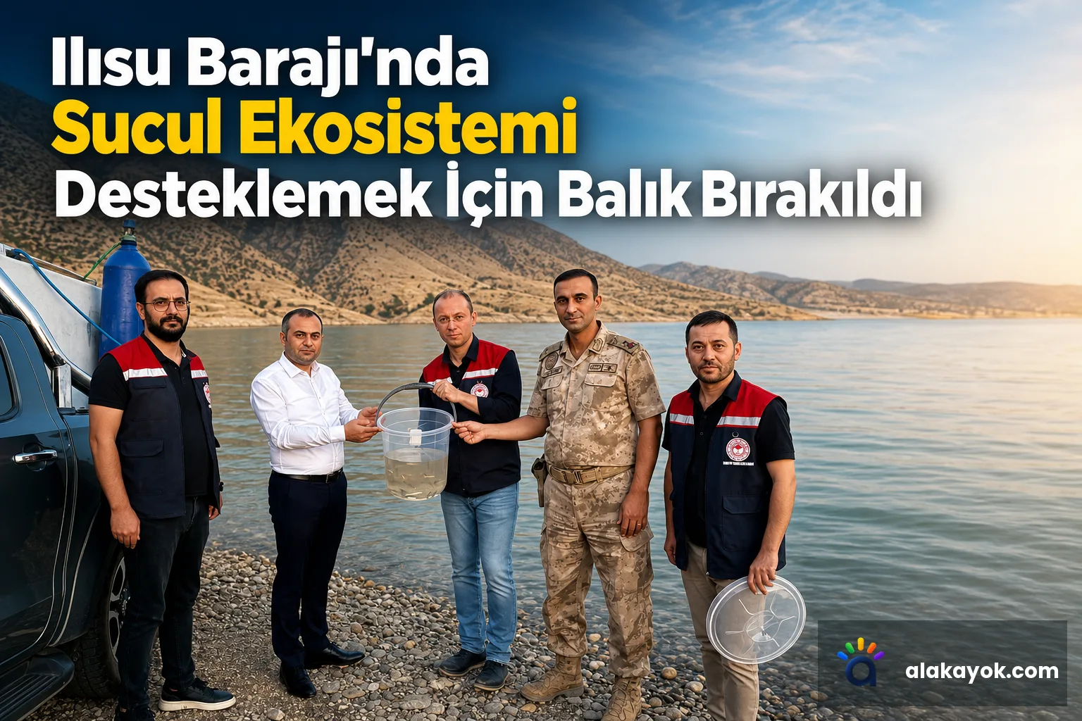 Ilısu Barajı'nda Sucul Ekosistemi Desteklemek İçin Balık Bırakıldı