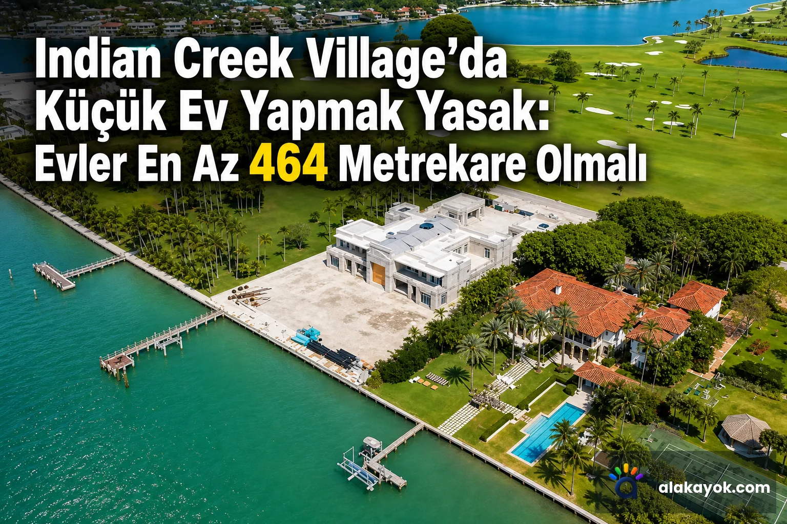 Indian Creek Village'da Küçük Ev Yapmak Yasak: Evler En Az 464 Metrekare Olmalı