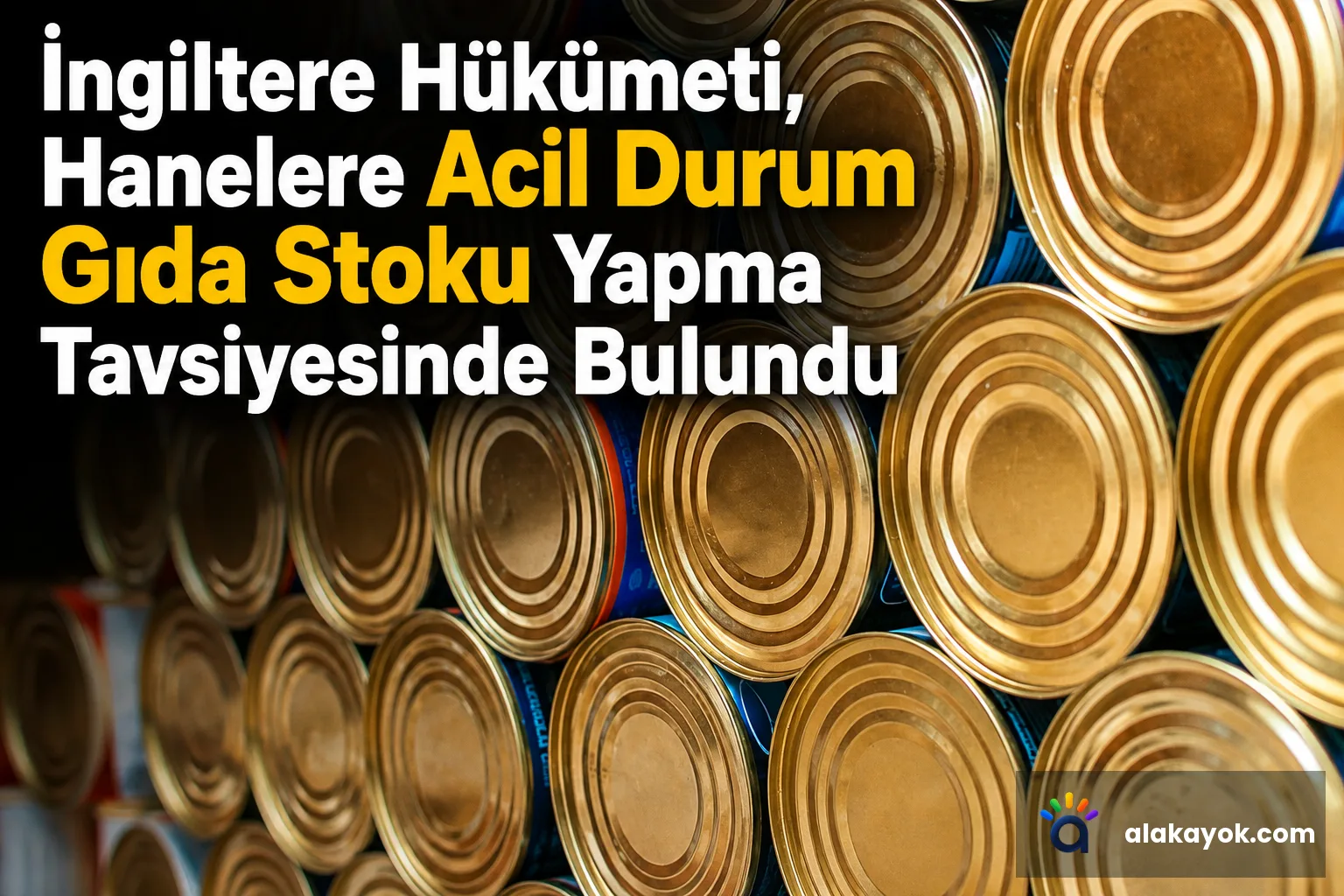 İngiltere Hükümeti, Hanelere Acil Durum Gıda Stoku Yapma Tavsiyesinde Bulundu