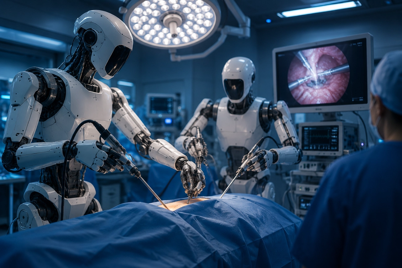 İnsansı Robotlar Ameliyatlarda Kullanılmaya Başladı