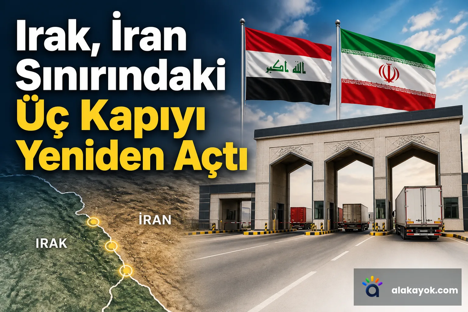 Irak, İran Sınırındaki Üç Kapıyı Yeniden Açtı