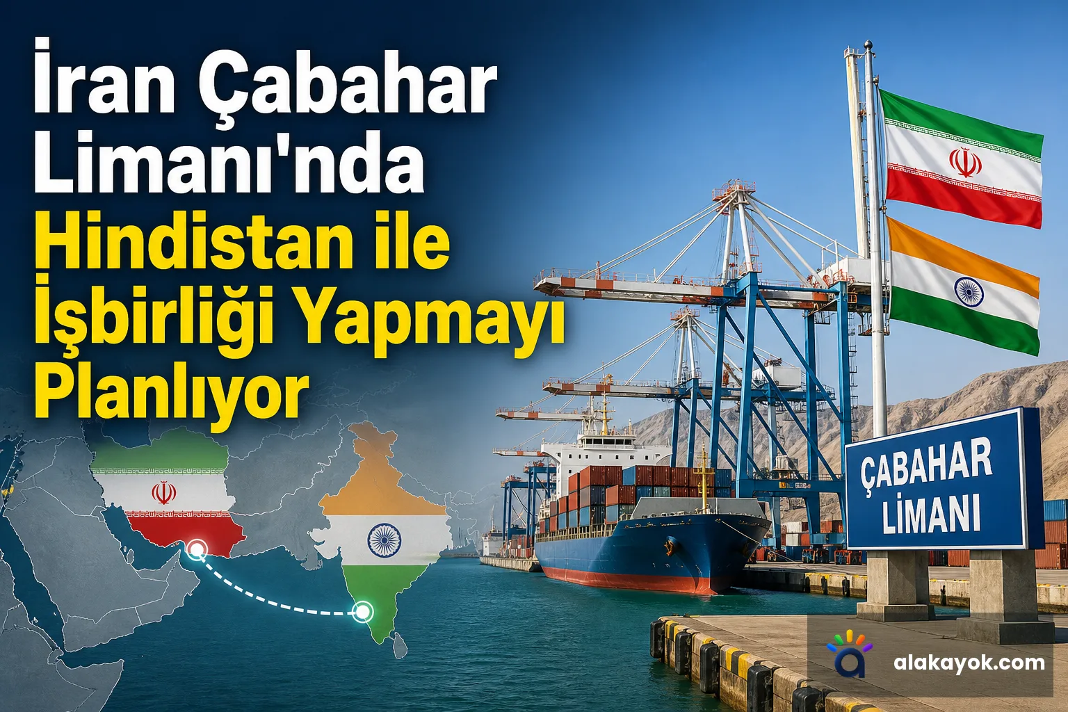 İran Çabahar Limanı'nda Hindistan ile İşbirliği Yapmayı Planlıyor
