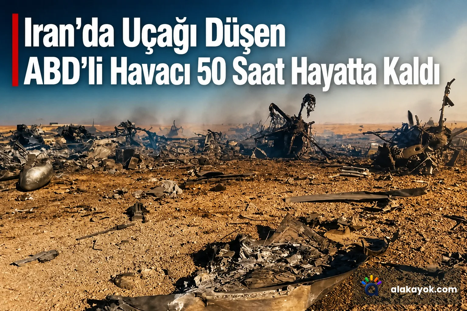 İran'da Uçağı Düşen ABD'li Havacı 50 Saat Hayatta Kaldı