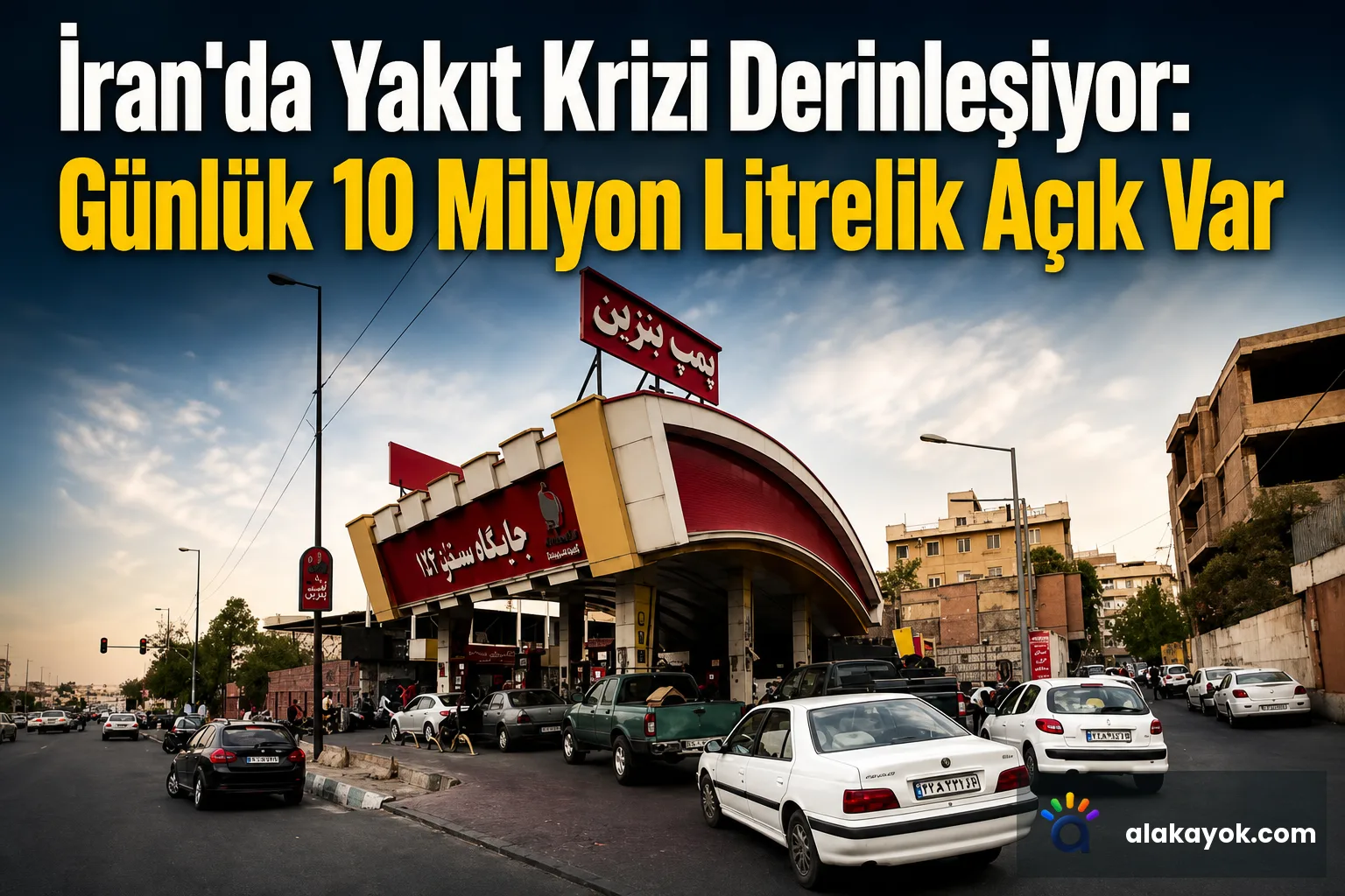 İran'da Yakıt Krizi Derinleşiyor: Günlük 10 Milyon Litrelik Açık Var