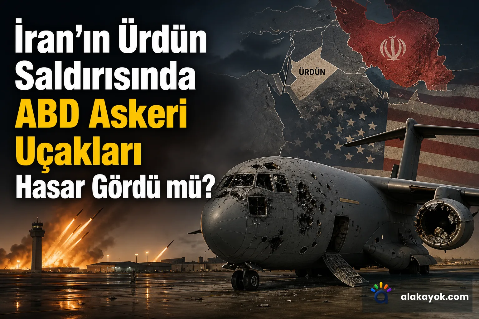 İran'ın Ürdün Saldırısında ABD Askeri Uçakları Hasar Gördü mü?