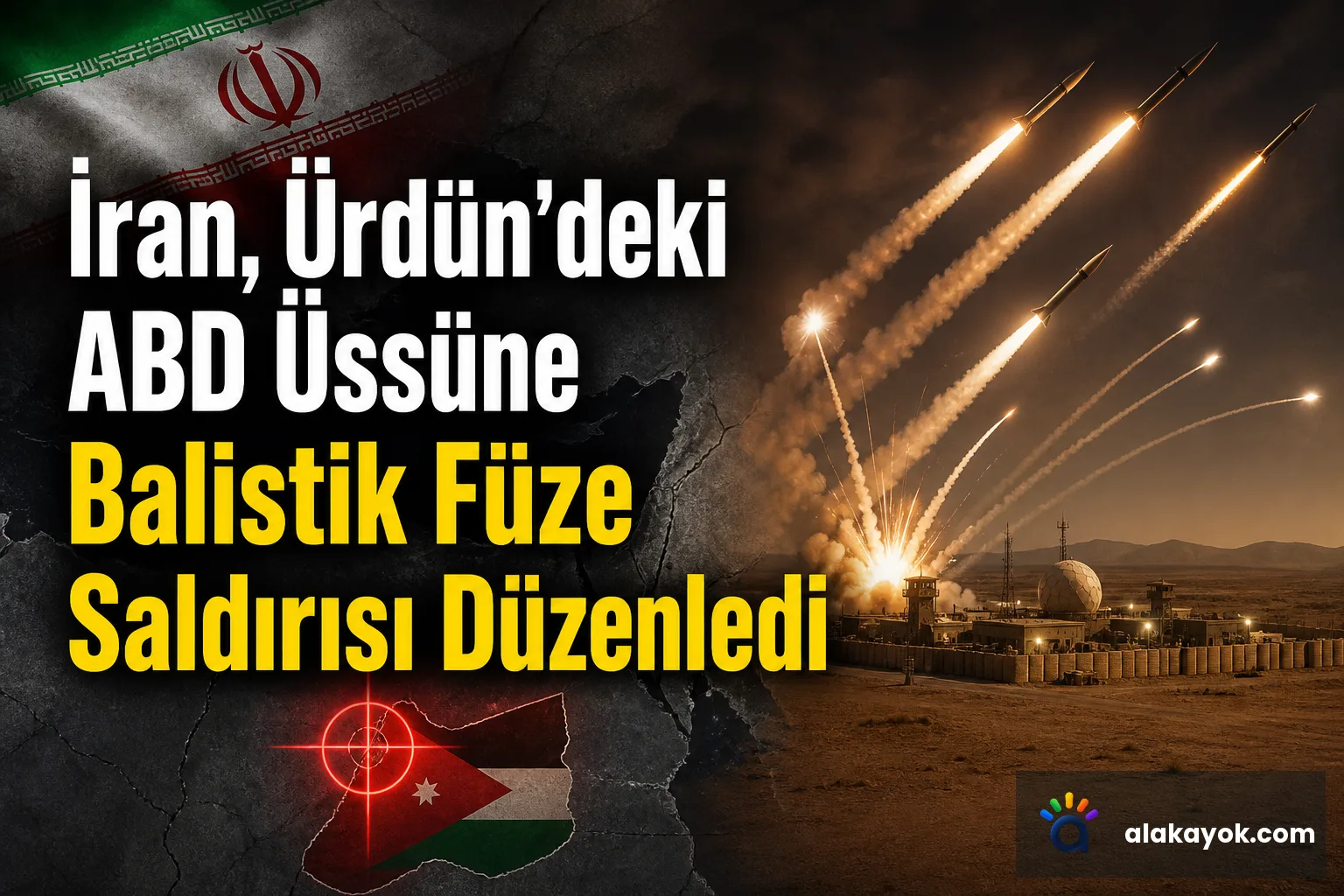 İran, Ürdün'deki ABD Üssüne Balistik Füze Saldırısı Düzenledi
