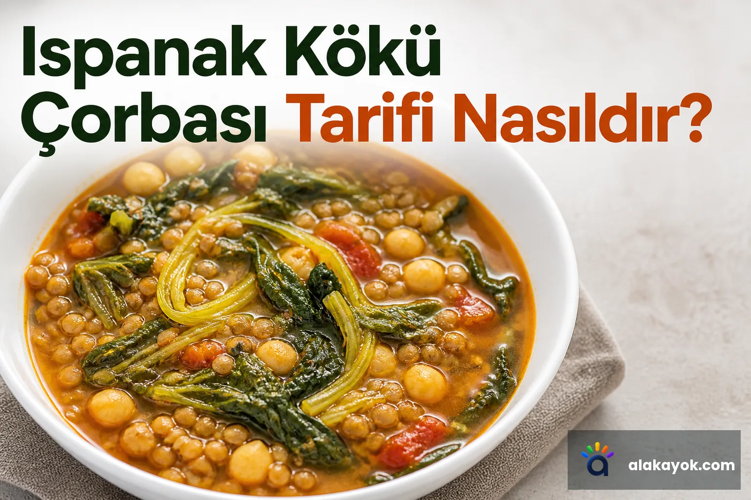 Ispanak Kökü Çorbası Tarifi Nasıldır?