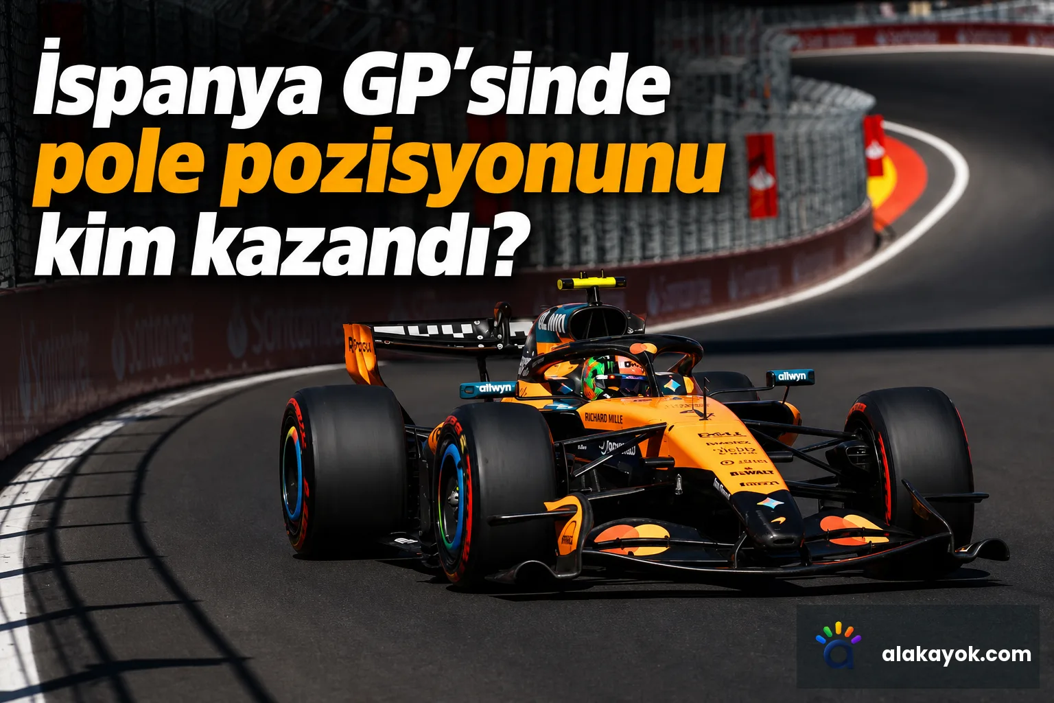 İspanya GP'sinde pole pozisyonunu kim kazandı?