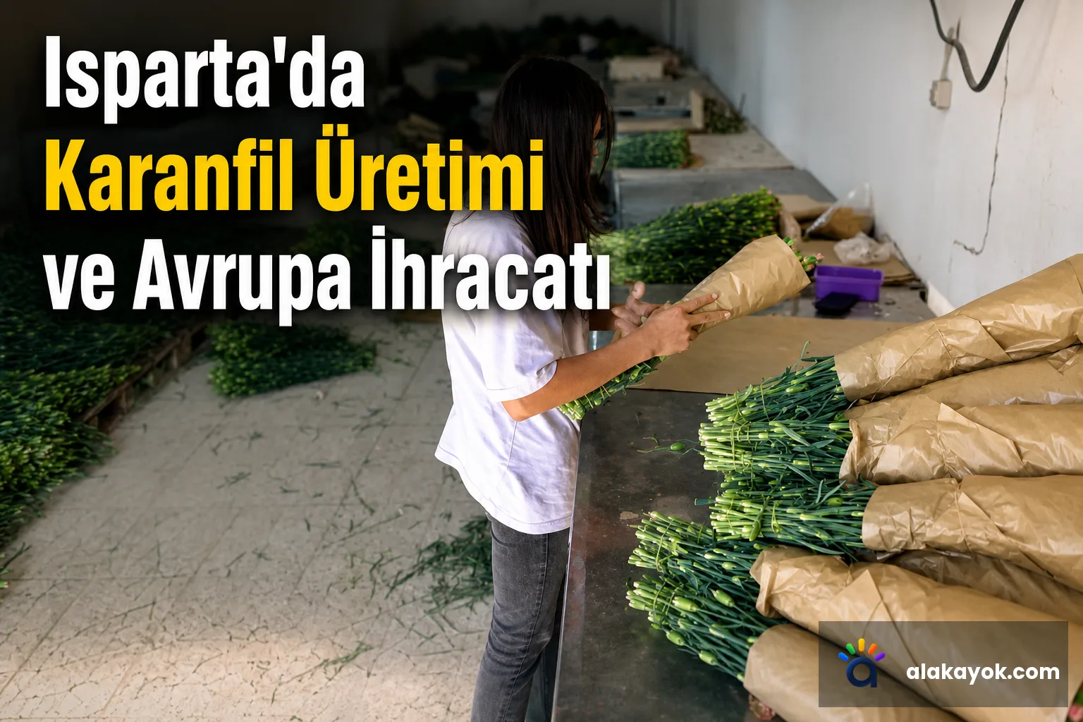 Isparta'da Karanfil Üretimi ve Avrupa İhracatı