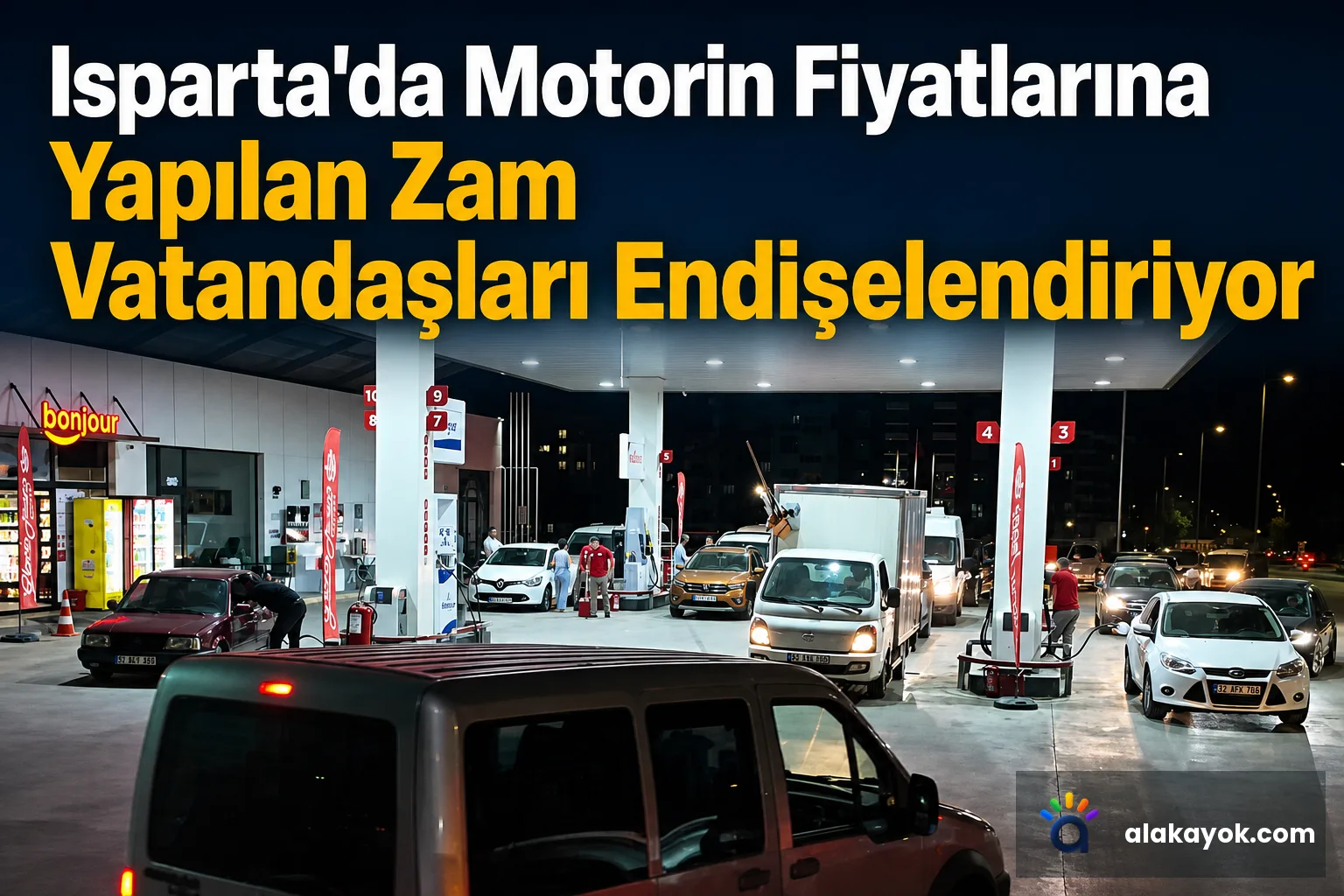 Isparta'da Motorin Fiyatlarına Yapılan Zam Vatandaşları Endişelendiriyor