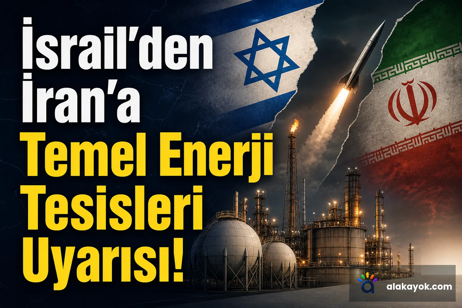 İsrail'den İran'a Temel Enerji Tesisleri Uyarısı!
