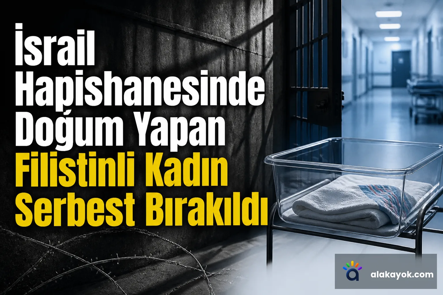 İsrail Hapishanesinde Doğum Yapan Filistinli Kadın Serbest Bırakıldı