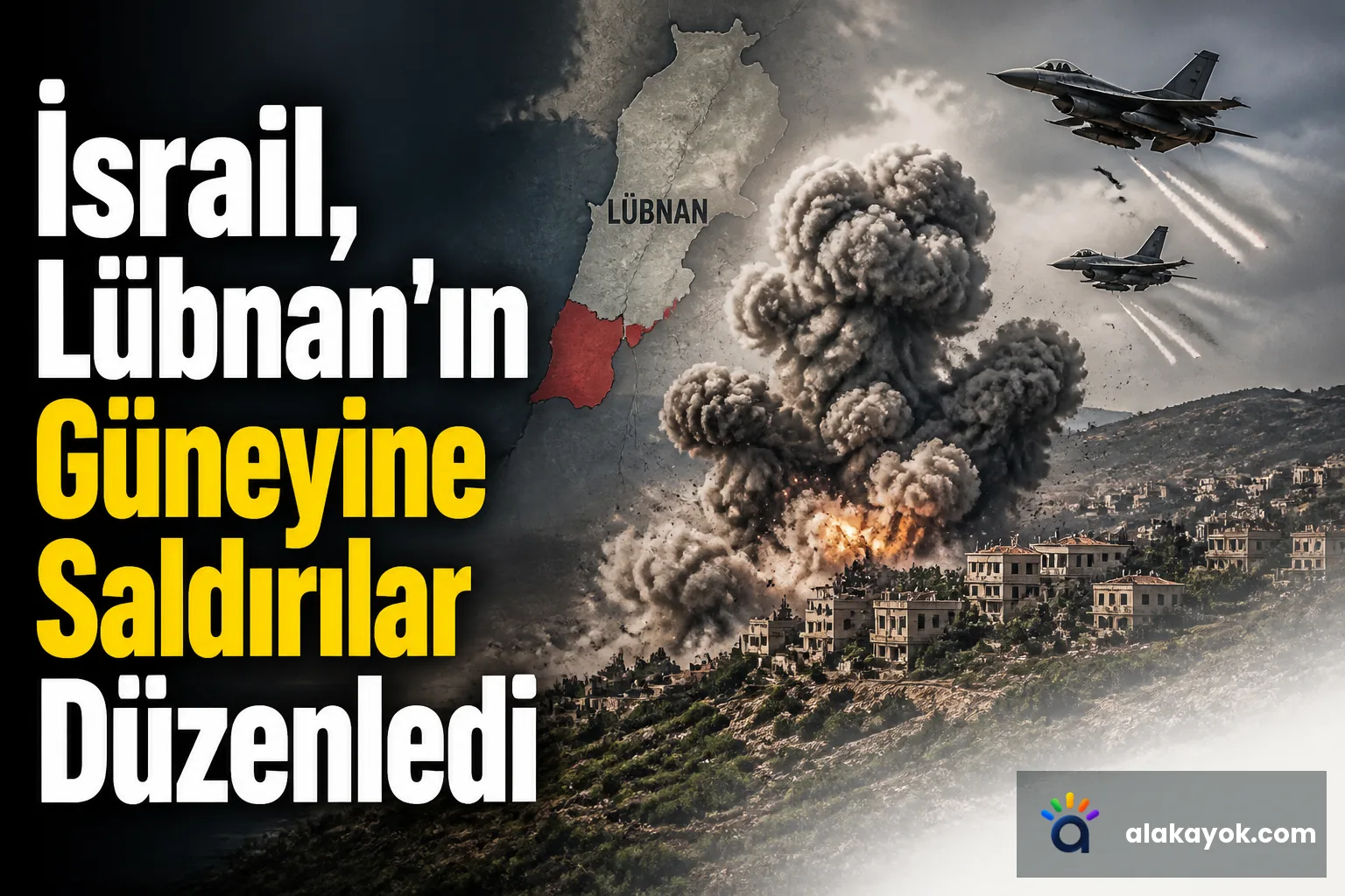 İsrail, Lübnan'ın Güneyine Saldırılar Düzenledi