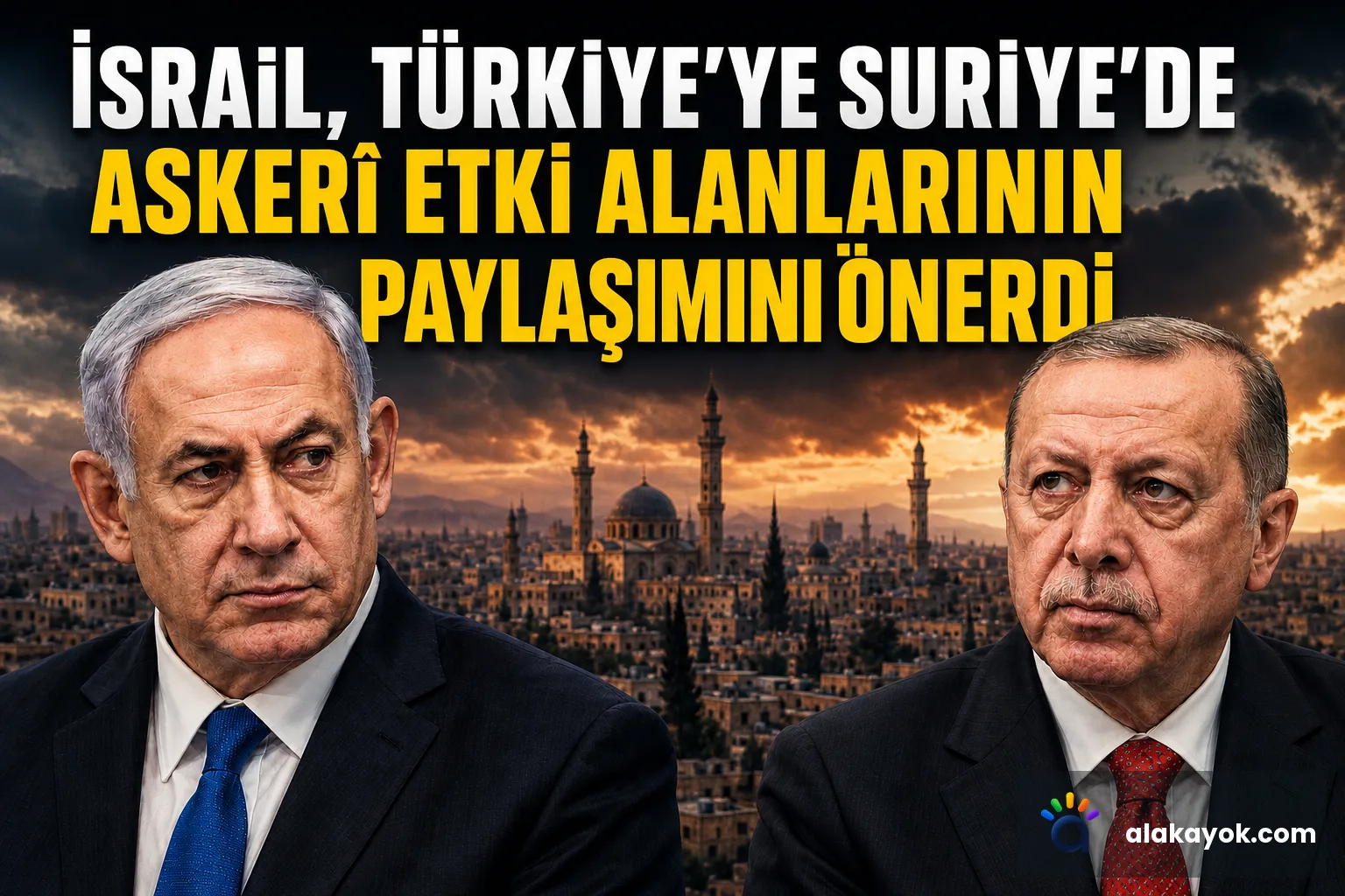 İsrail, Türkiye'ye Suriye'de Askerî Etki Alanlarının Paylaşımını Önerdi