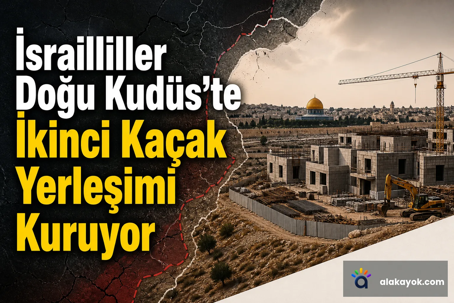 İsrailliler Doğu Kudüs'te İkinci Kaçak Yerleşimi Kuruyor