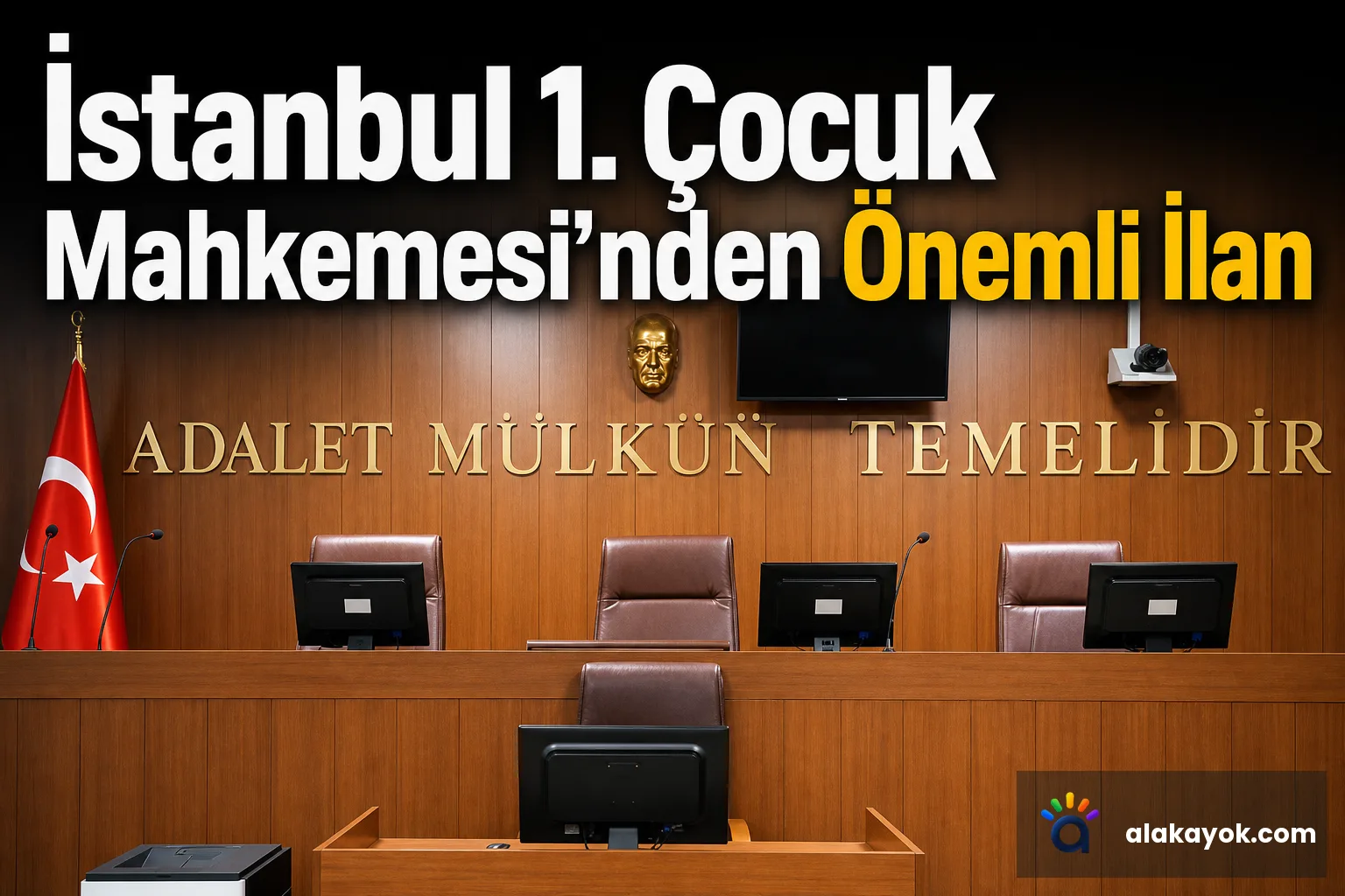 İstanbul 1. Çocuk Mahkemesi'nden Önemli İlan