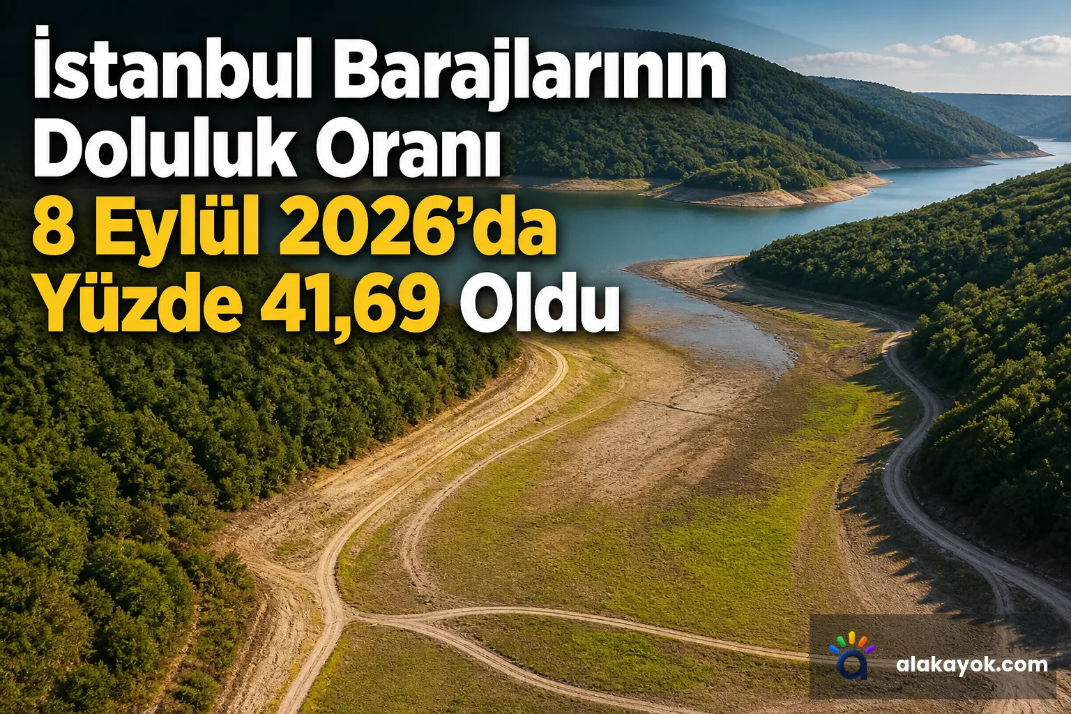 İstanbul Barajlarının Doluluk Oranı 8 Eylül 2026'da Yüzde 41,69 Oldu