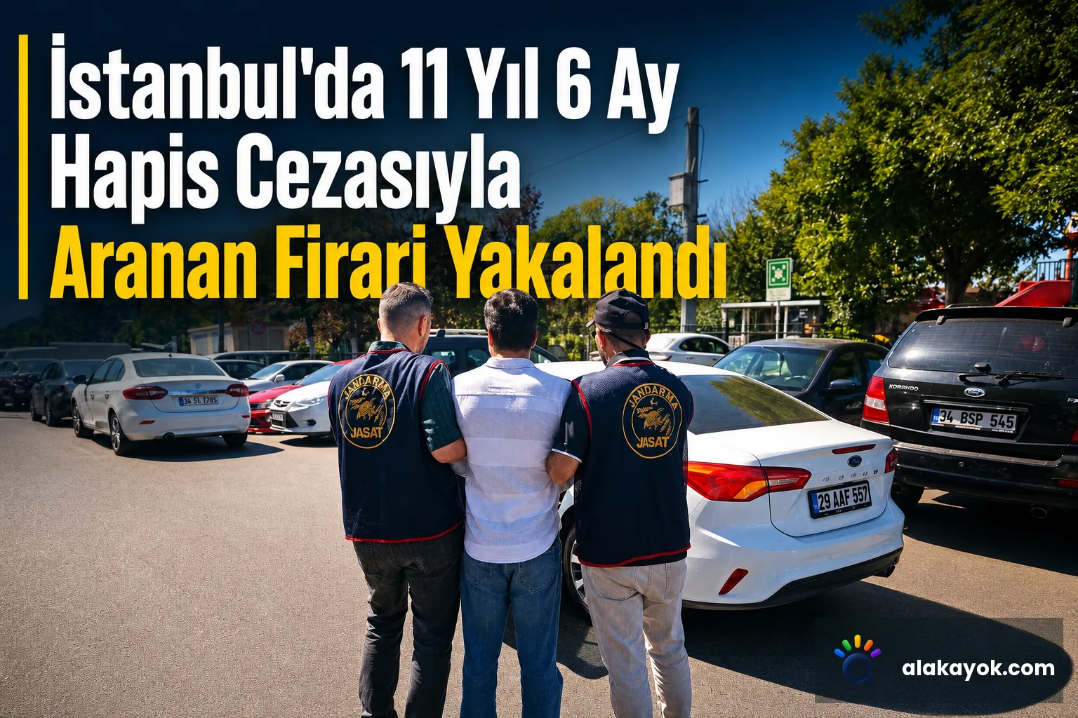 İstanbul'da 11 Yıl 6 Ay Hapis Cezasıyla Aranan Firari Yakalandı