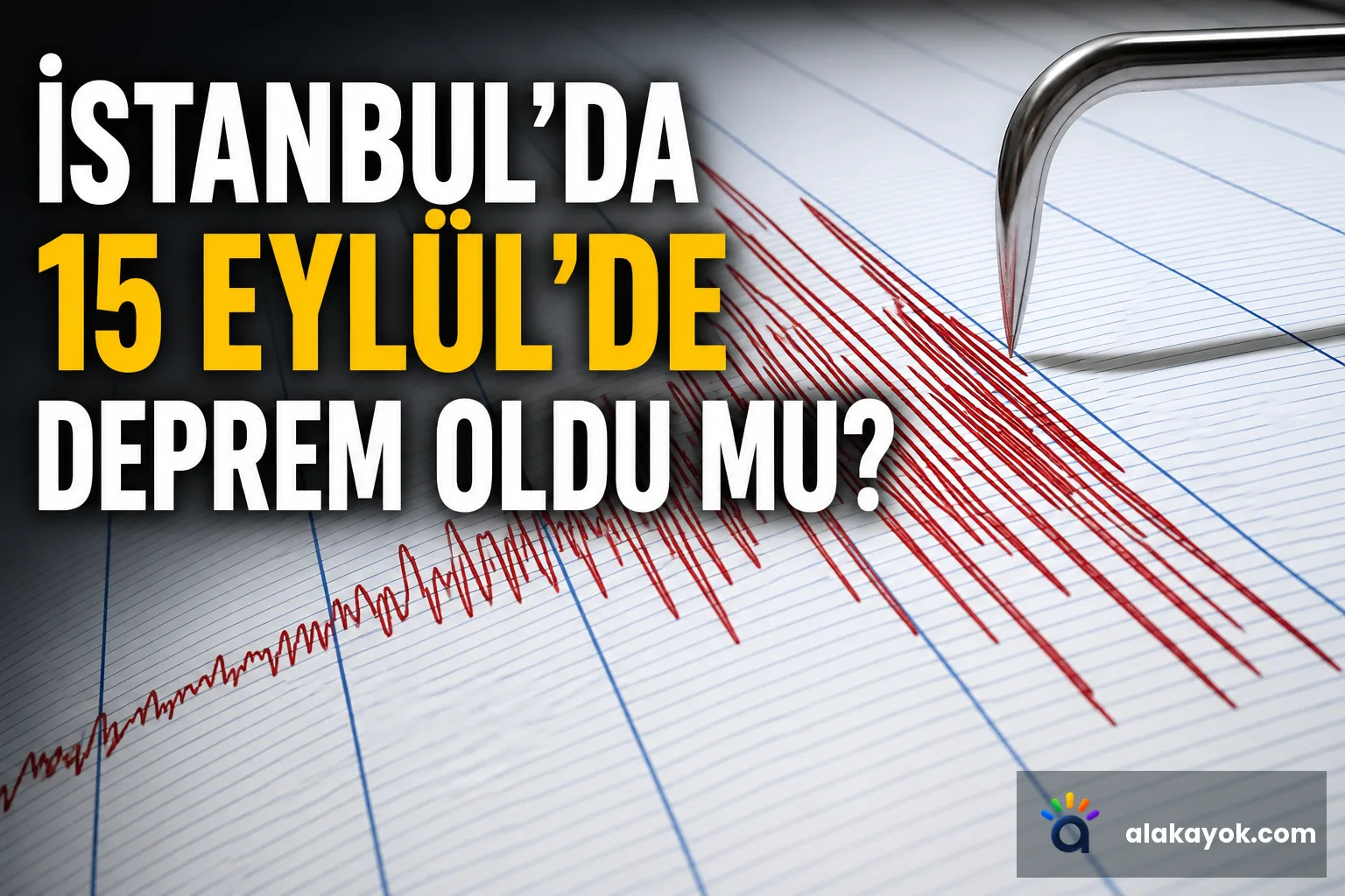 İstanbul'da 15 Eylül'de Deprem Oldu mu?