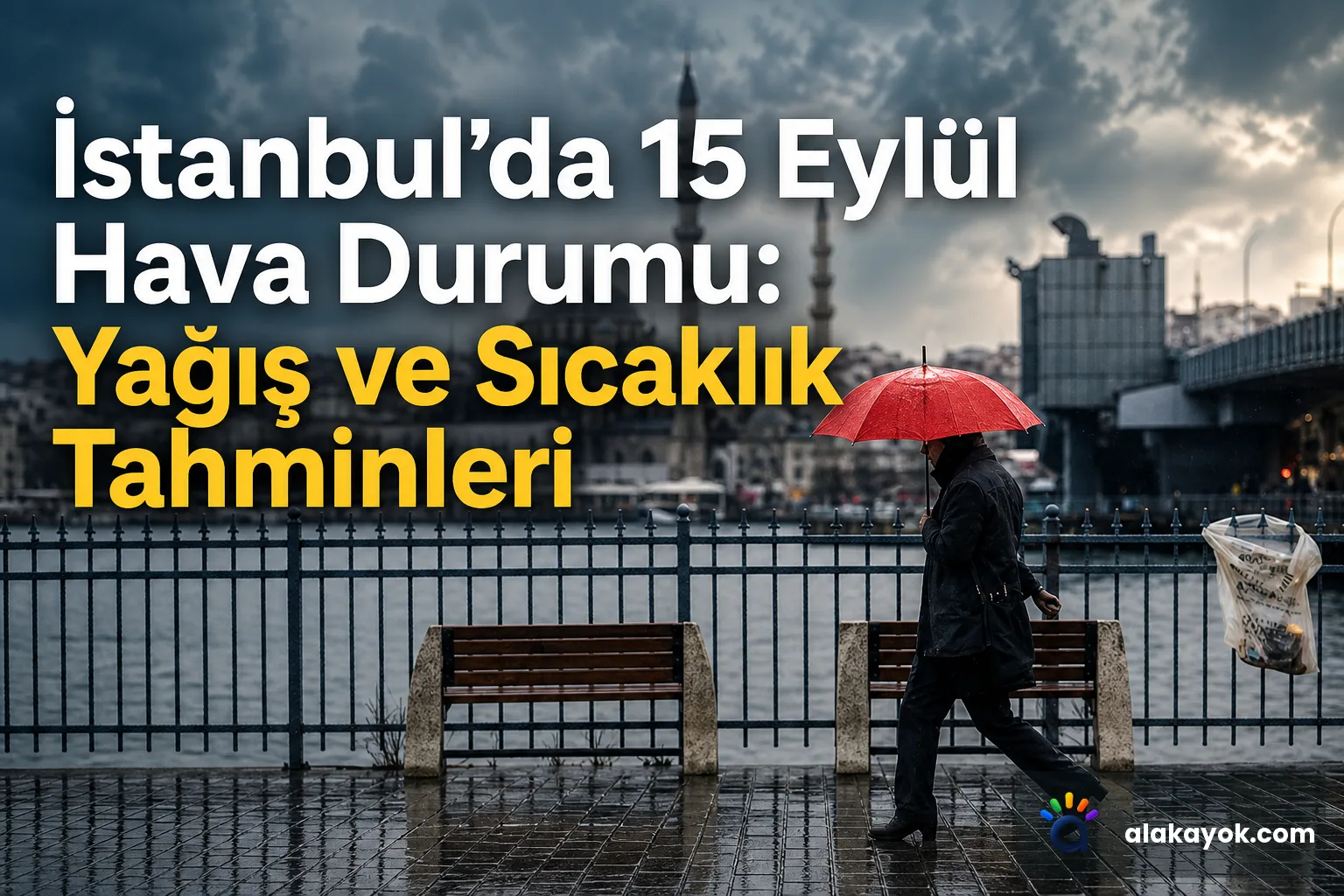 İstanbul'da 15 Eylül Hava Durumu: Yağış ve Sıcaklık Tahminleri