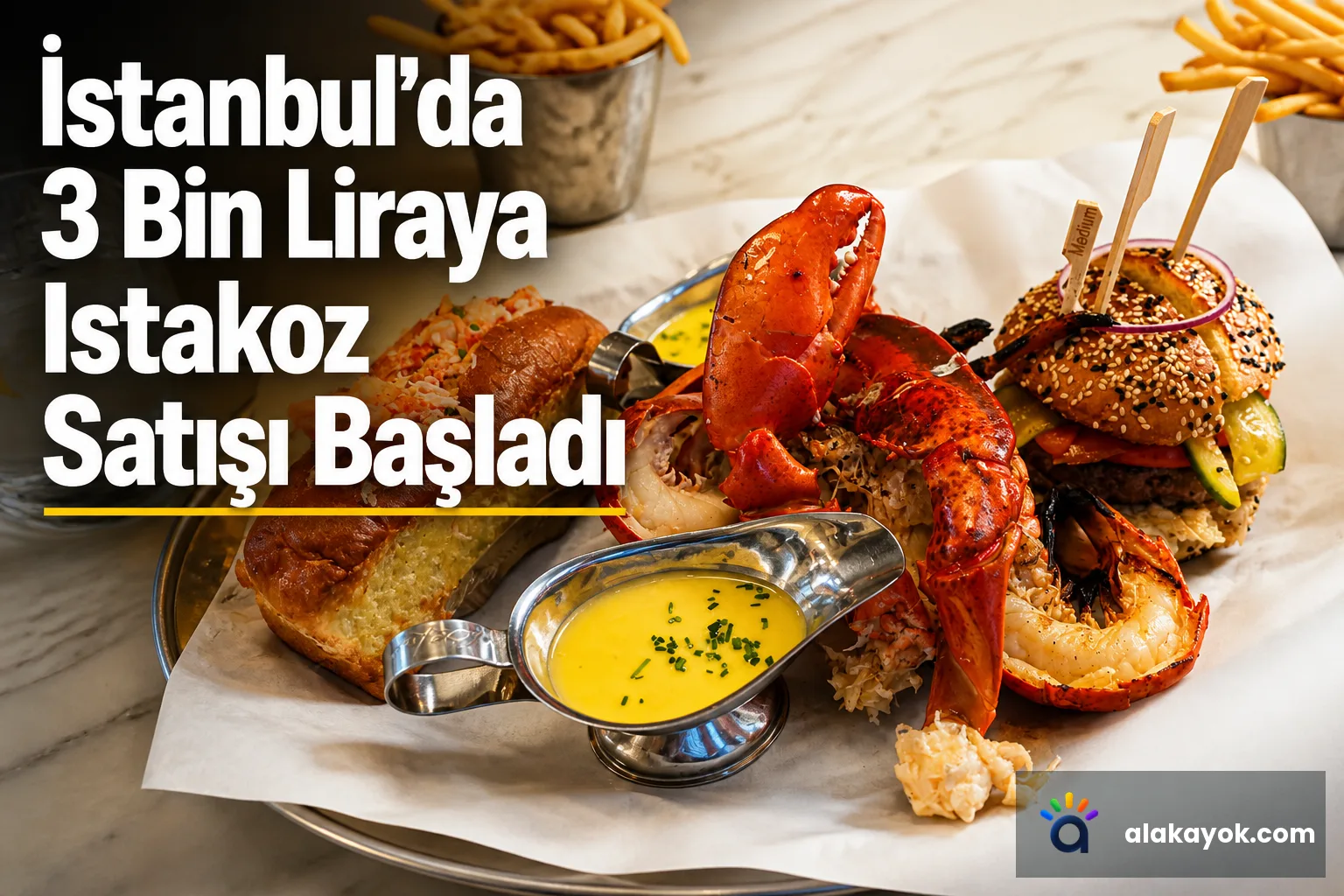 İstanbul'da 3 Bin Liraya Istakoz Satışı Başladı