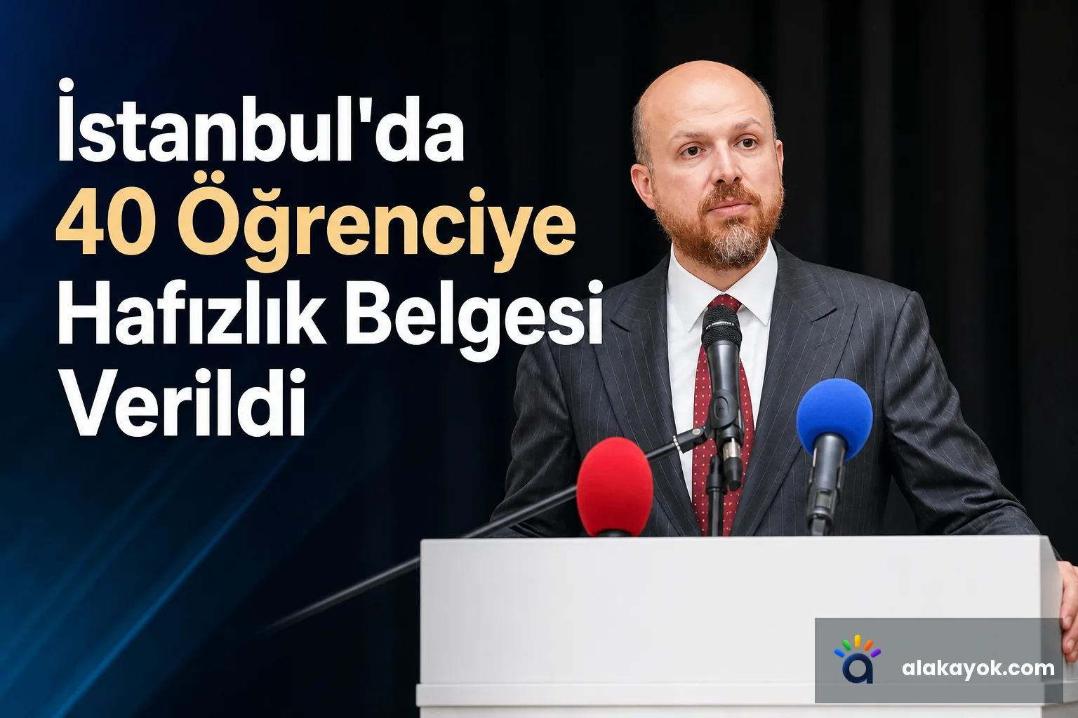İstanbul'da 40 Öğrenciye Hafızlık Belgesi Verildi