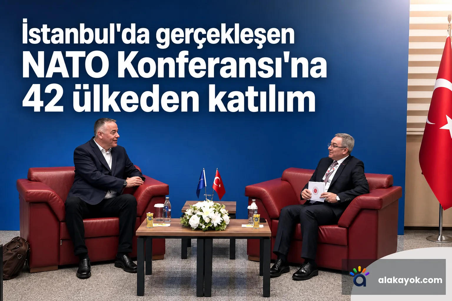 İstanbul'da gerçekleşen NATO Konferansı'na 42 ülkeden katılım