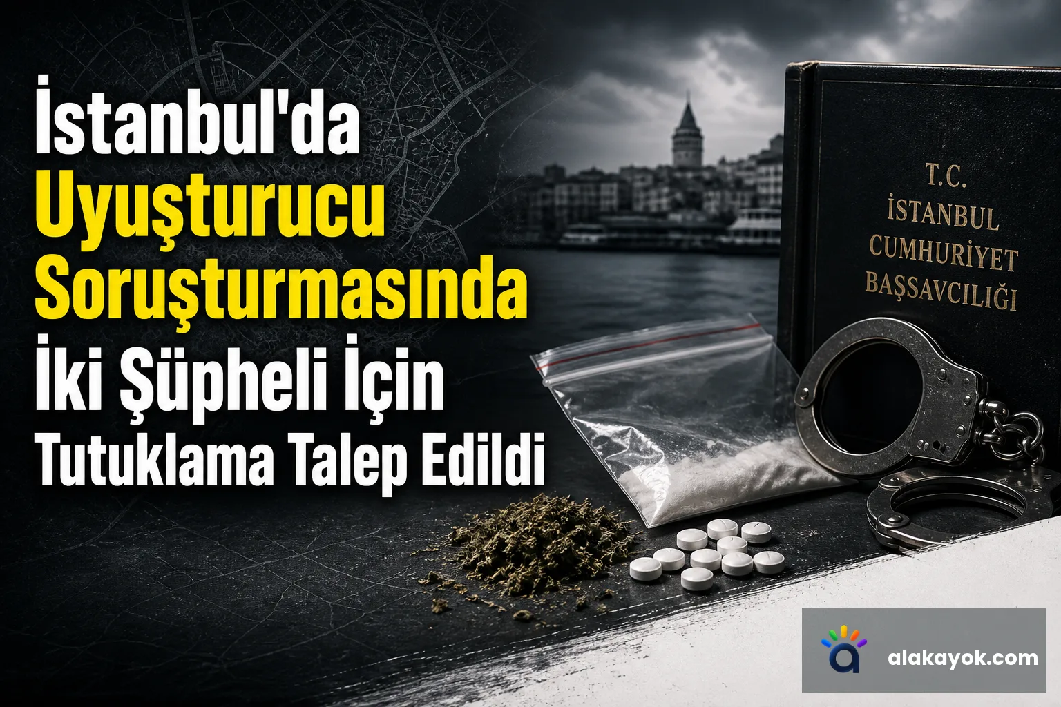 İstanbul'da Uyuşturucu Soruşturmasında İki Şüpheli İçin Tutuklama Talep Edildi