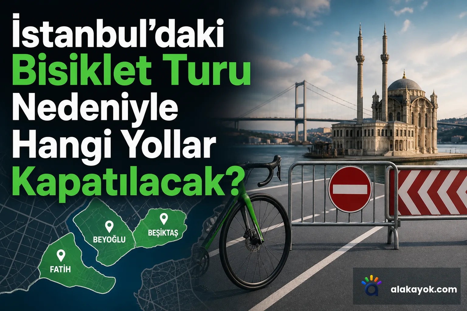 İstanbul'daki Bisiklet Turu Nedeniyle Hangi Yollar Kapatılacak?