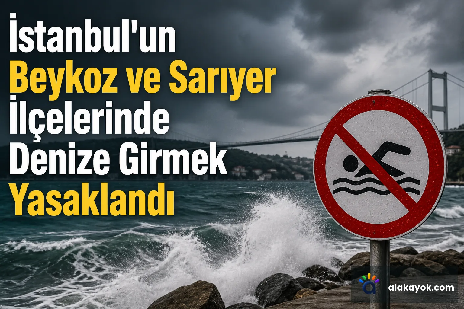 İstanbul'un Beykoz ve Sarıyer İlçelerinde Denize Girmek Yasaklandı