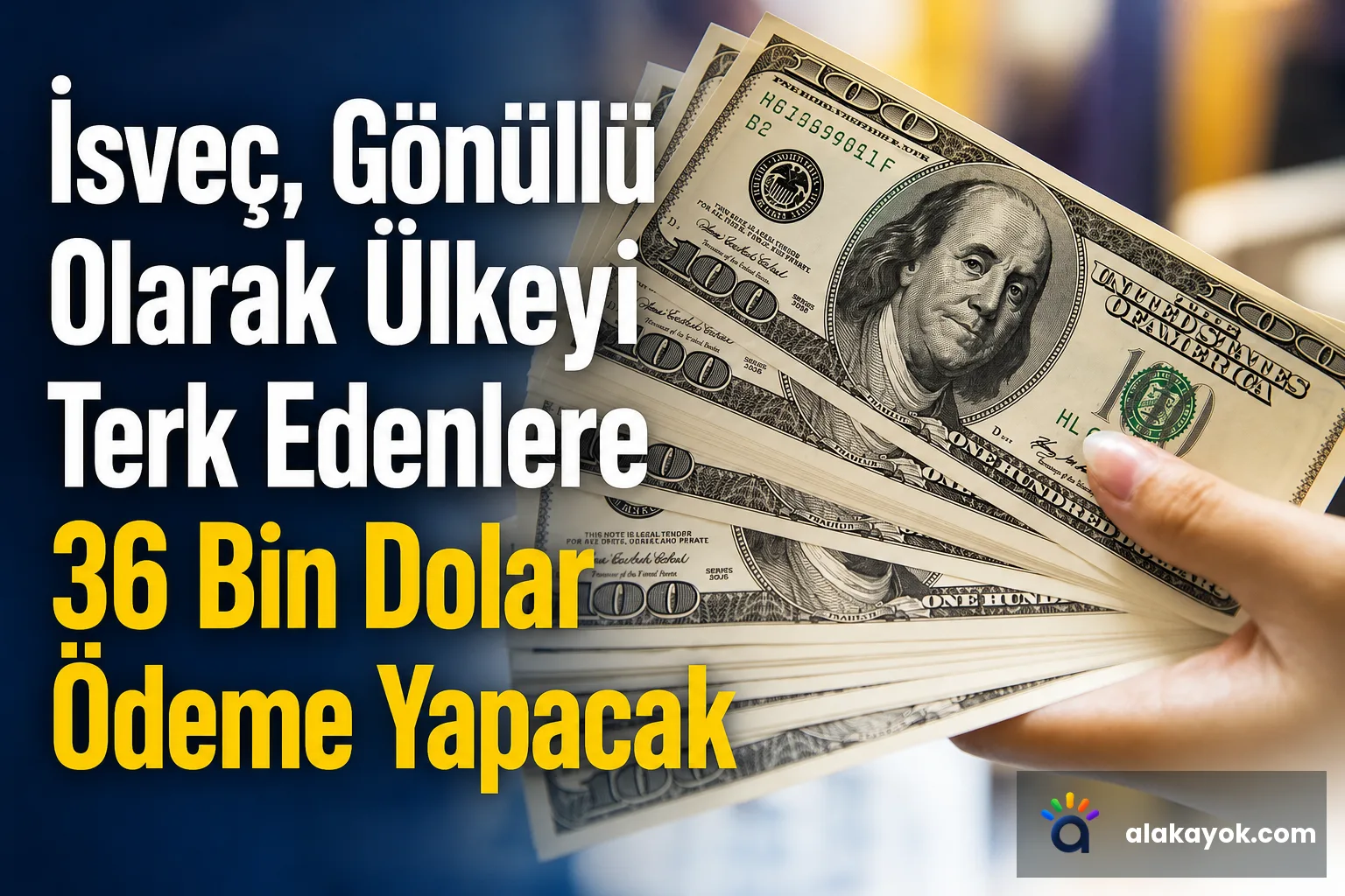 İsveç, Gönüllü Olarak Ülkeyi Terk Edenlere 36 Bin Dolar Ödeme Yapacak