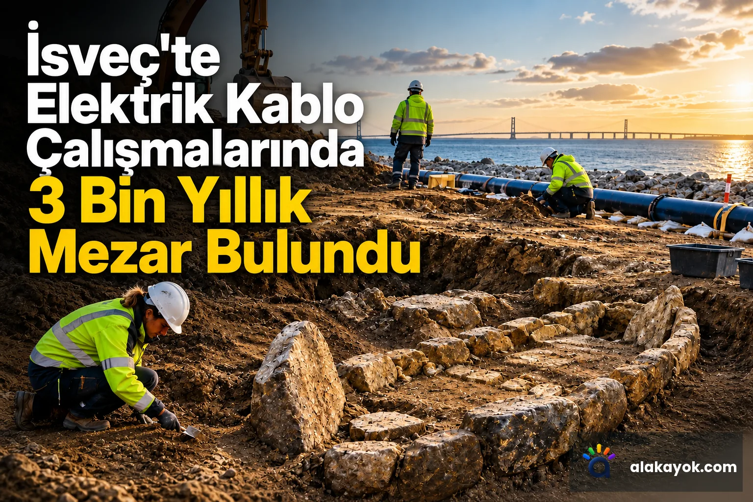 İsveç'te Elektrik Kablo Çalışmalarında 3 Bin Yıllık Mezar Bulundu