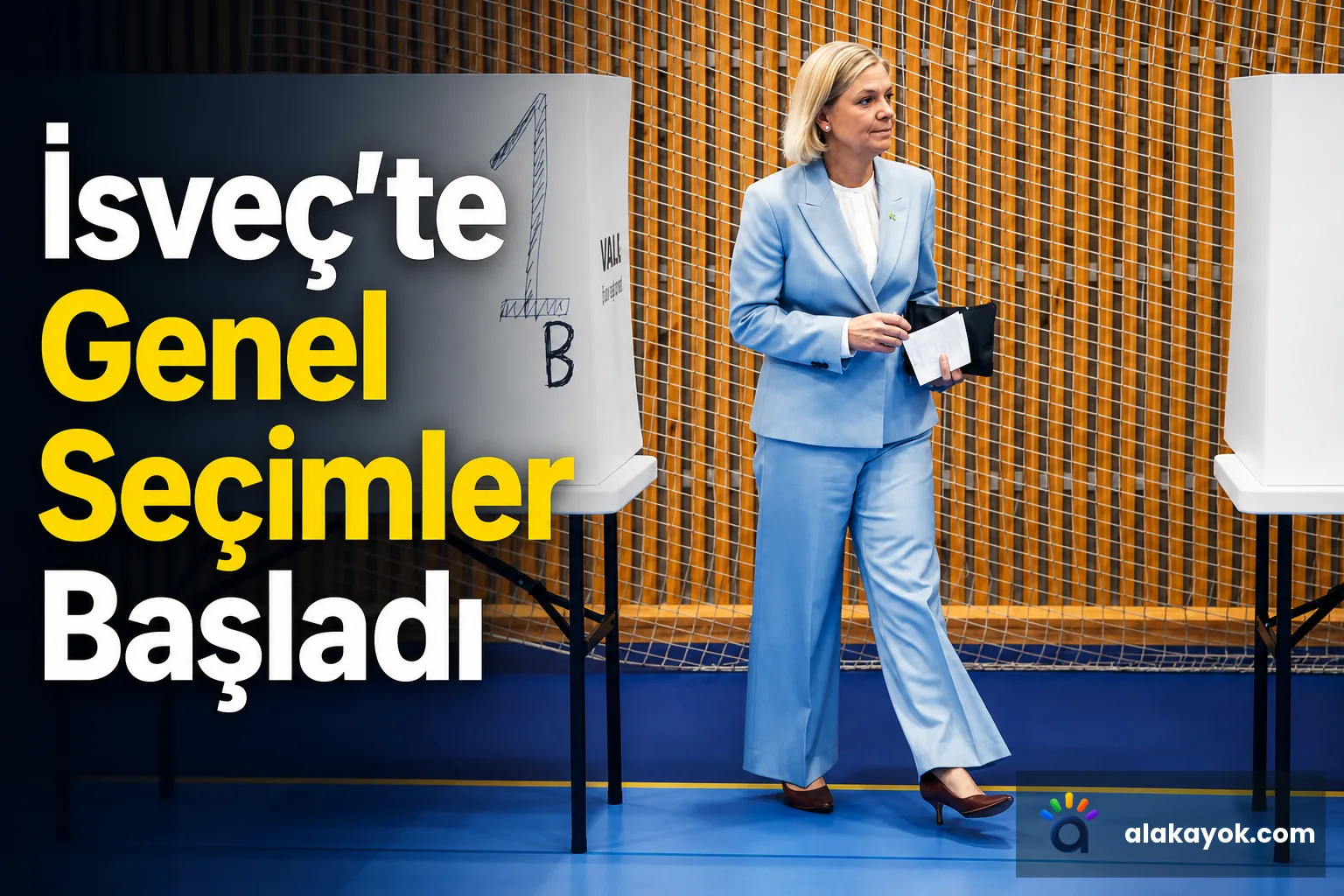 İsveç'te Genel Seçimler Başladı