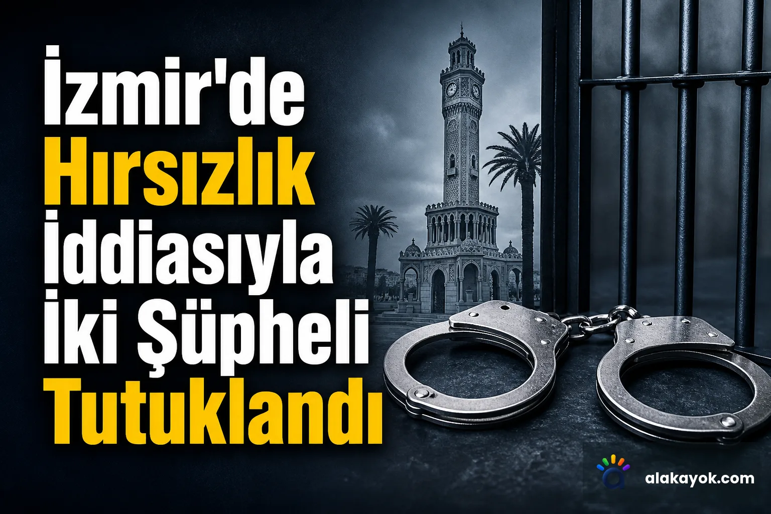 İzmir'de Hırsızlık İddiasıyla İki Şüpheli Tutuklandı