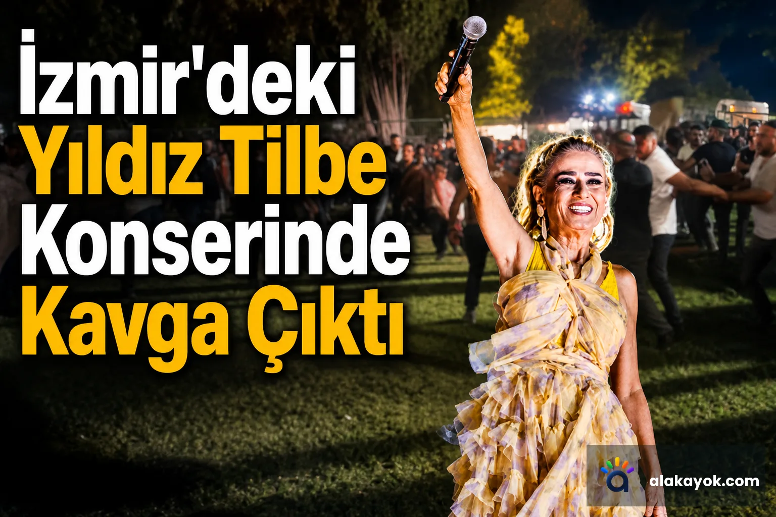 İzmir'deki Yıldız Tilbe Konserinde Kavga Çıktı