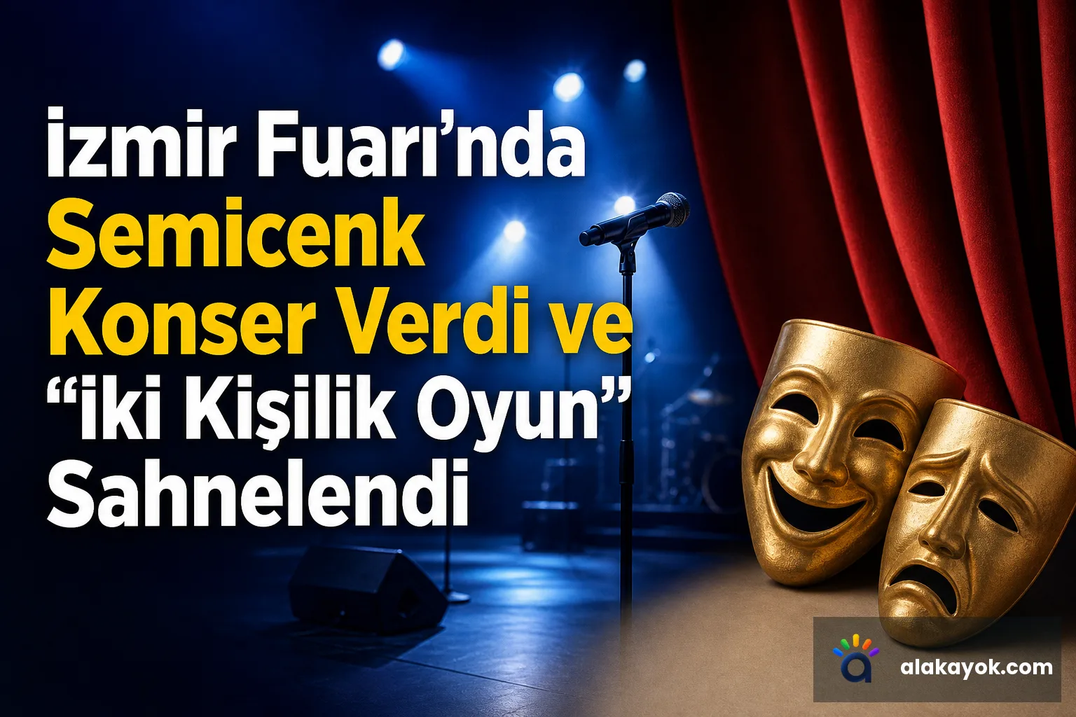 İzmir Fuarı'nda Semicenk Konser Verdi ve "İki Kişilik Oyun" Sahnelendi
