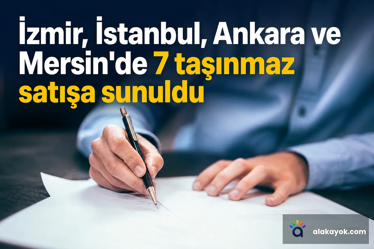 İzmir, İstanbul, Ankara ve Mersin'de 7 taşınmaz satışa sunuldu