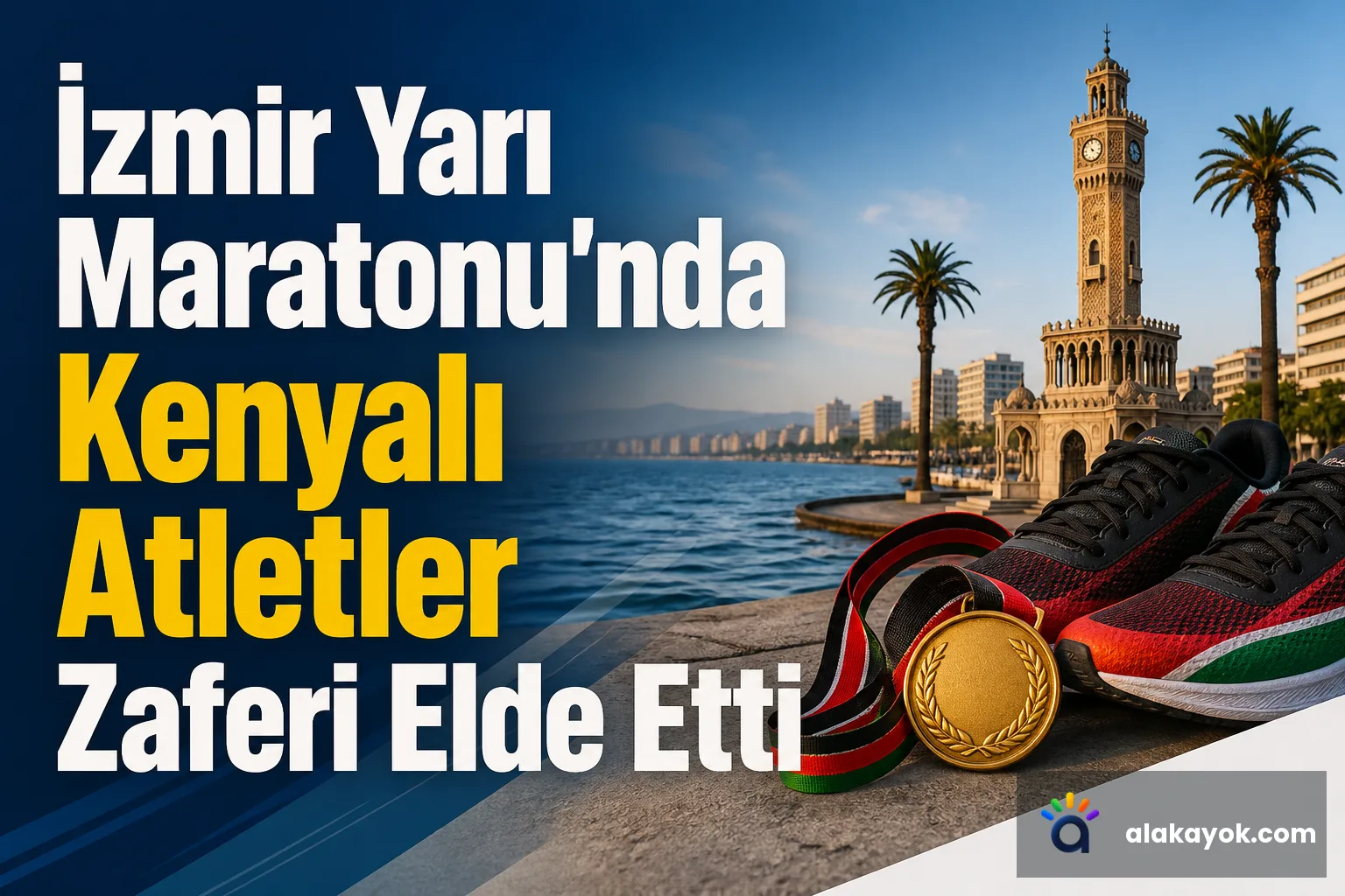 İzmir Yarı Maratonu'nda Kenyalı Atletler Zaferi Elde Etti