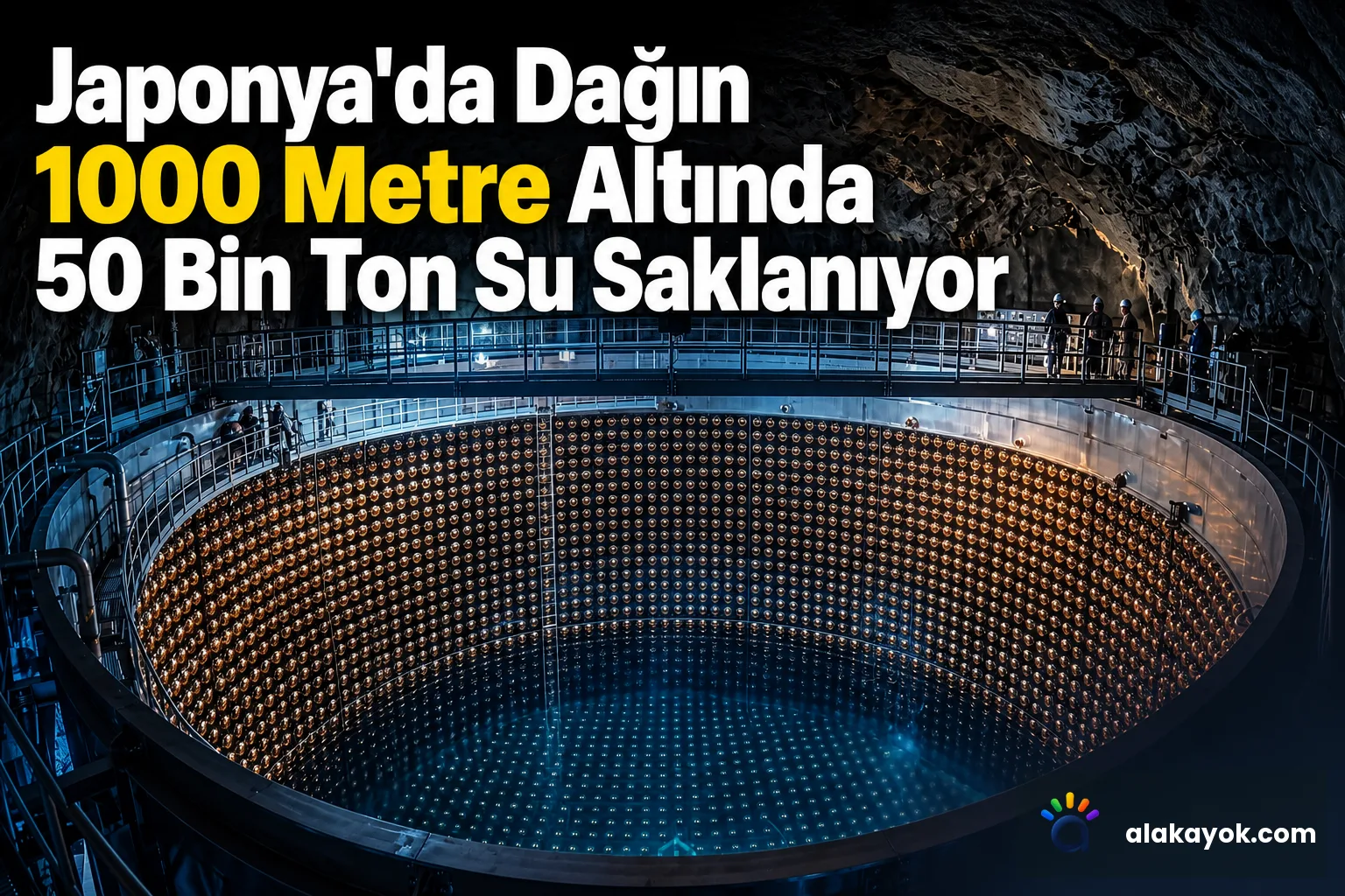 Japonya'da Dağın 1000 Metre Altında 50 Bin Ton Su Saklanıyor