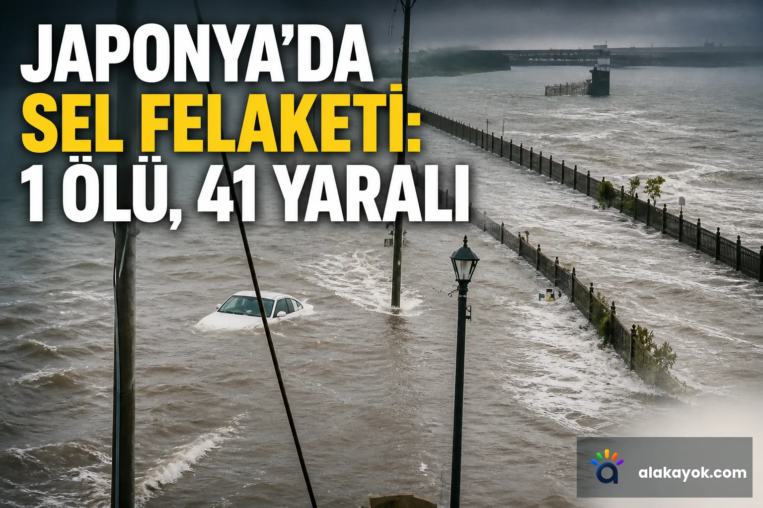 Japonya'da Sel Felaketi: 1 Ölü, 41 Yaralı