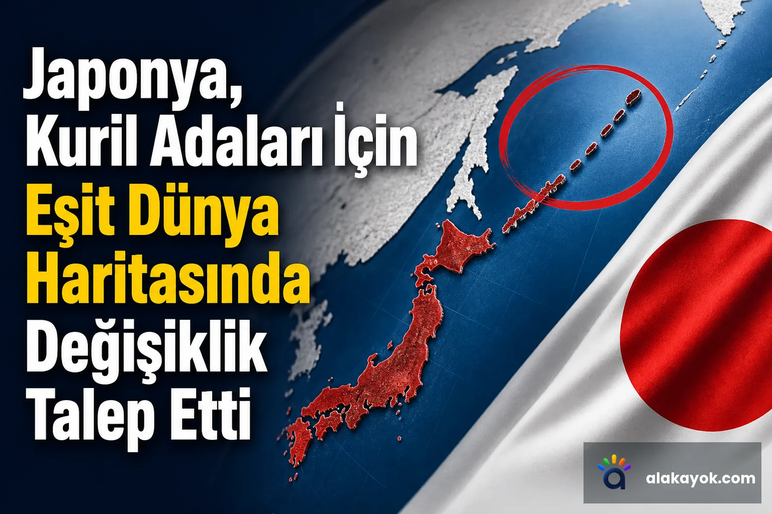Japonya, Kuril Adaları İçin Eşit Dünya Haritasında Değişiklik Talep Etti