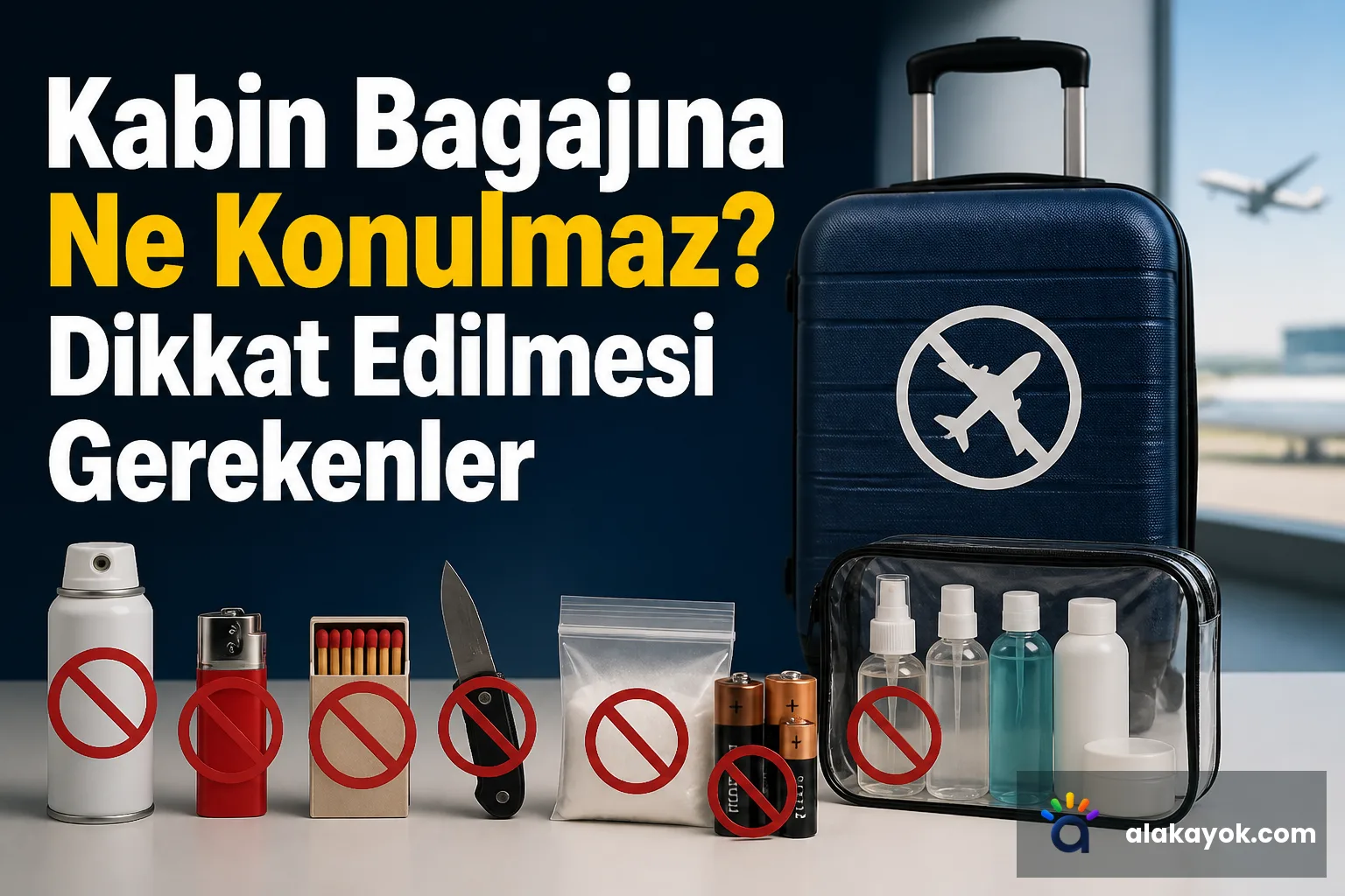 Kabin Bagajına Ne Konulmaz? Dikkat Edilmesi Gerekenler