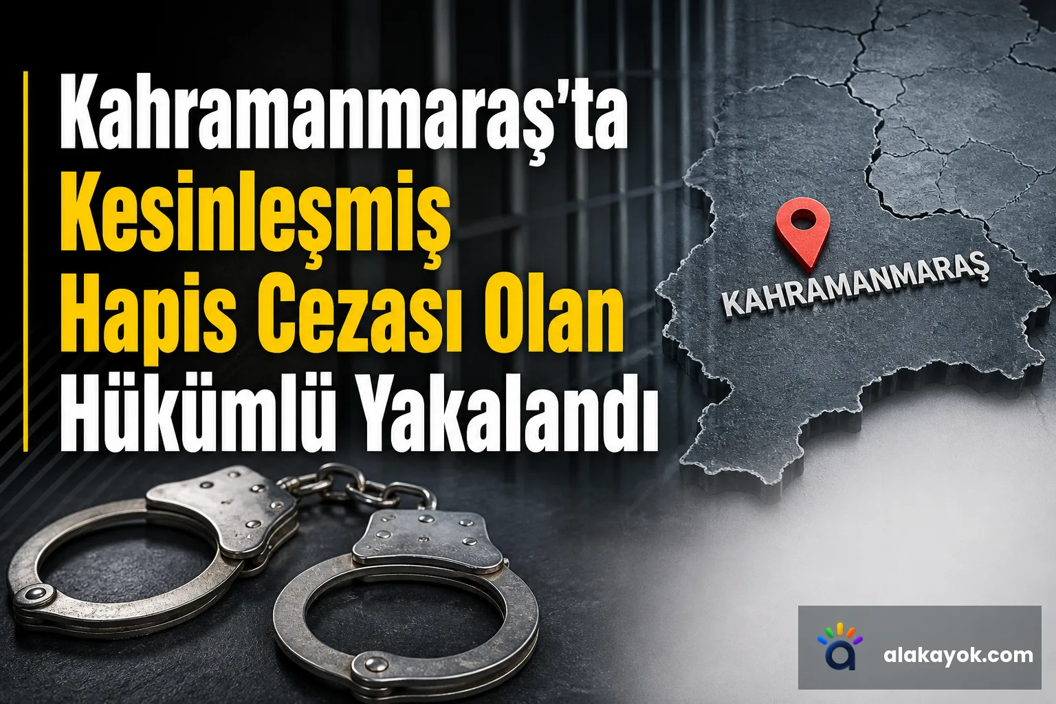 Kahramanmaraş'ta Kesinleşmiş Hapis Cezası Olan Hükümlü Yakalandı