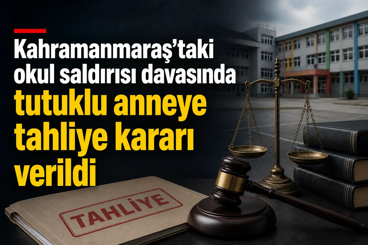Kahramanmaraş'taki okul saldırısı davasında tutuklu anneye tahliye kararı verildi